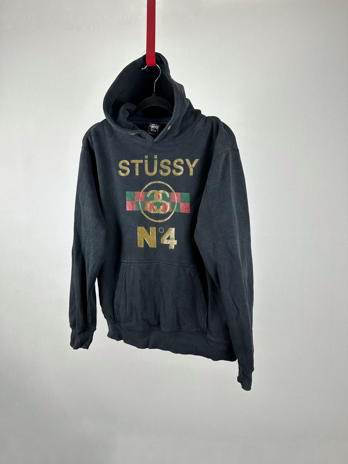 Stussy Vintage Stussy N4 Logo Pullover Hoodie Mens Size M Size US M / EU 48-50 / 2 - 6 Thumbnail