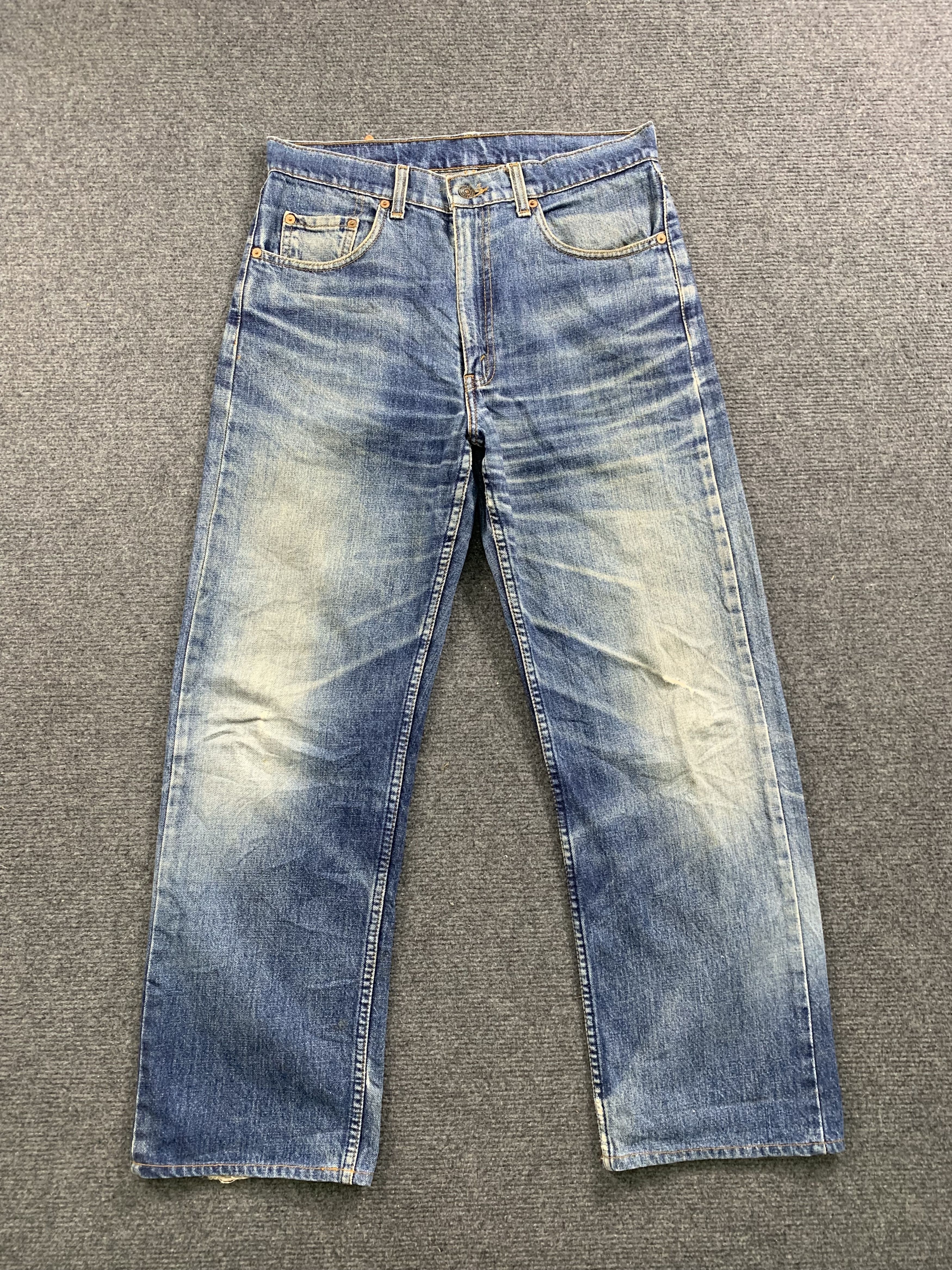 image of 90's Levis 509 Faded Blue Jeans in Blue Denim, Men's (Size 32)