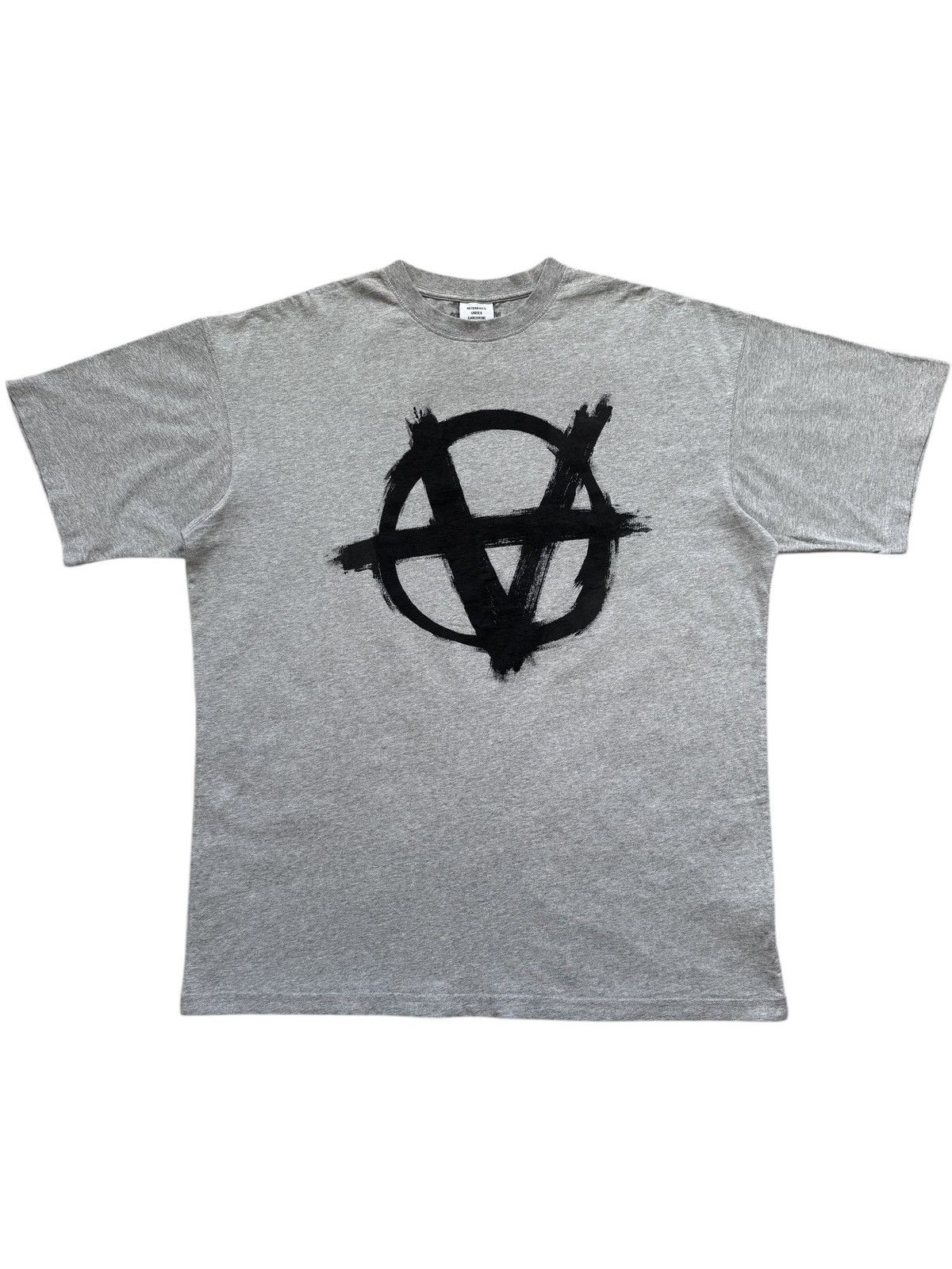 Vetements Vetements SS21 Gothic Anarchy Logo Oversized T shirt  