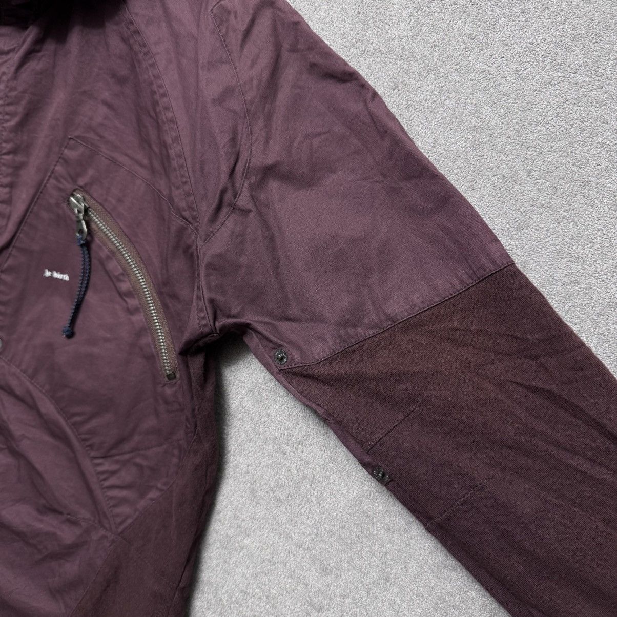 PPFM PPFM re birth Burgundy Hooded Jacket Size US S / EU 44-46 / 1 - 7 Thumbnail