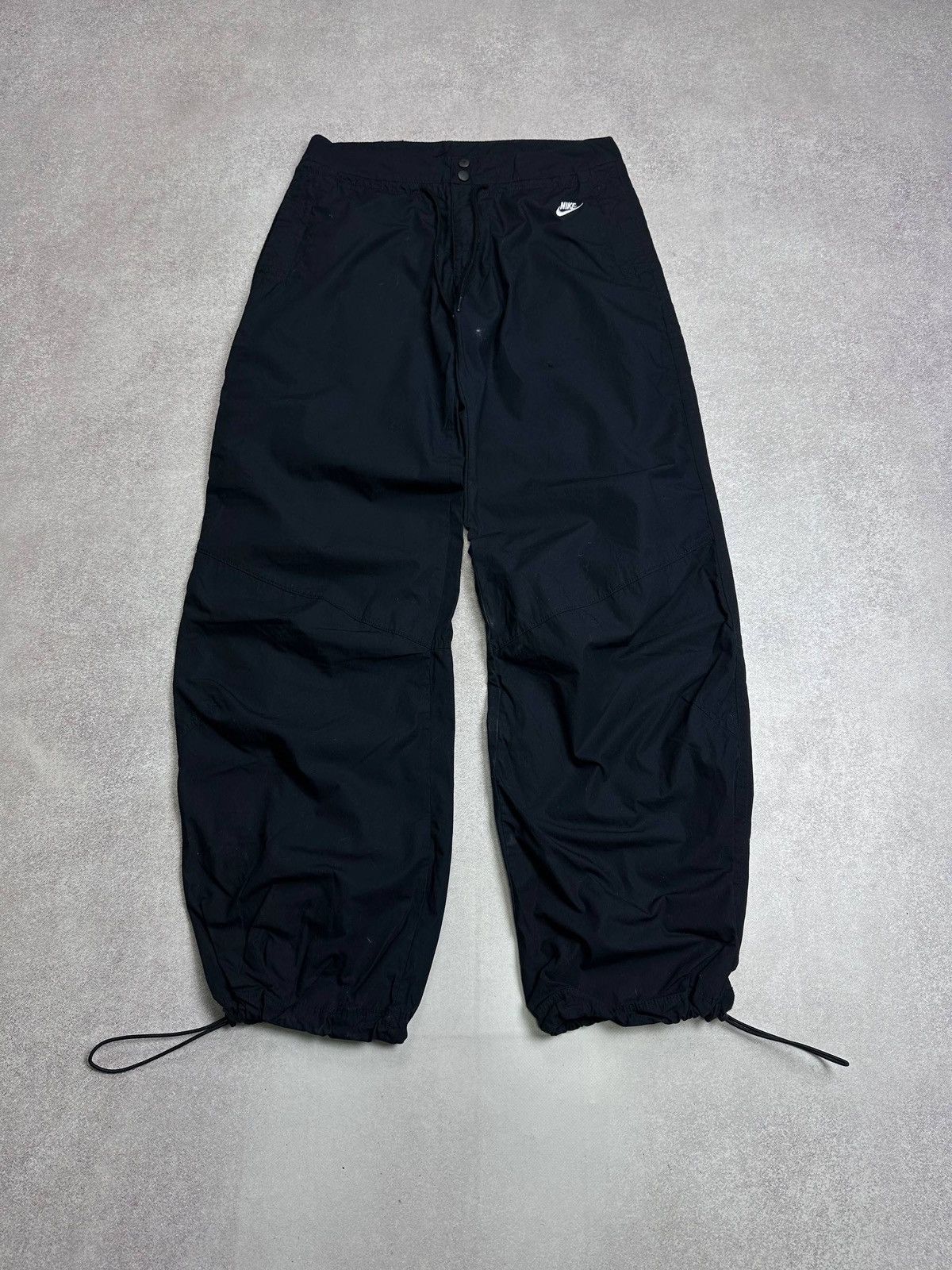 Nike Vintage Nike Swoosh Baggy Retro Adjustable Pants M Size US 32 / EU 48 - 2 Thumbnail