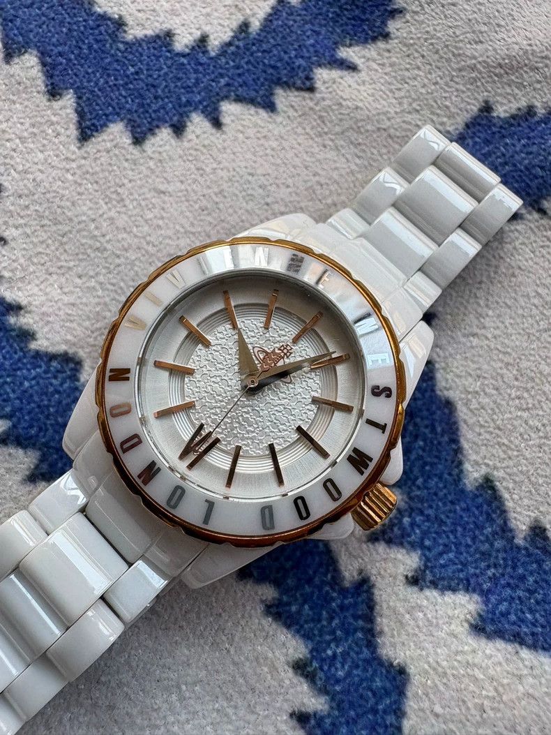 Vivienne Westwood Vivienne Westwood Vintage White Ceramic Watch Size ONE SIZE - 2 Thumbnail