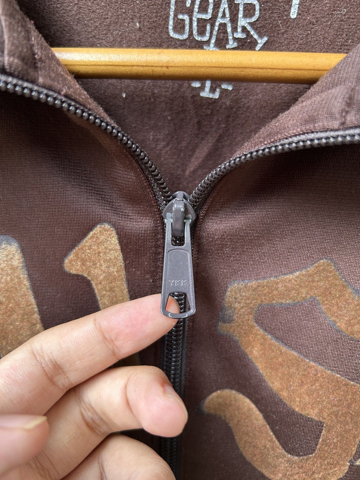 Stussy Vintage Old Stussy brown Track Jacket jersey Size US M / EU 48-50 / 2 - 8 Thumbnail