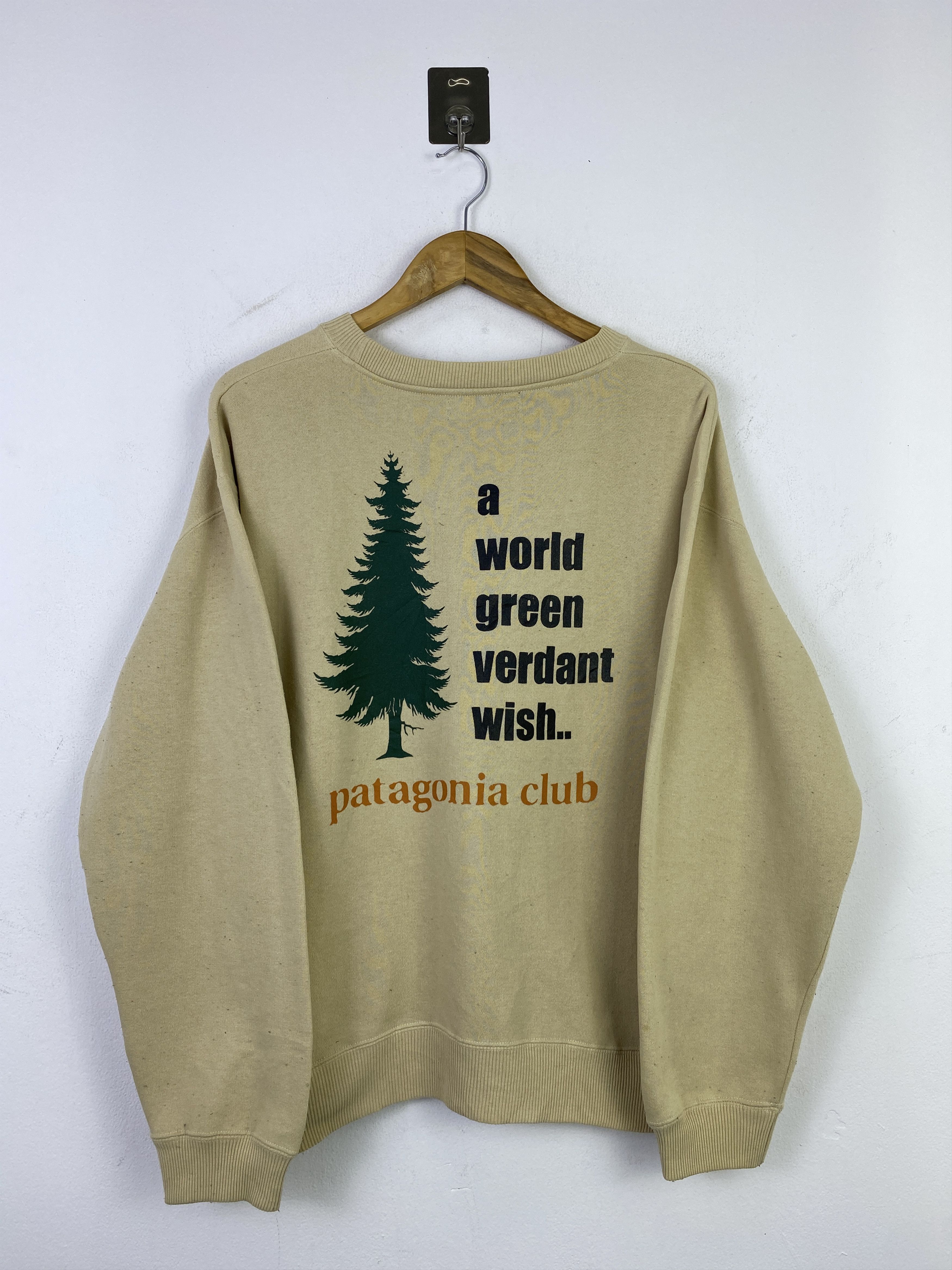 Patagonia Vintage Patagonia Club Spellout Pullover Sweatshirt SH0371 Size US XXL / EU 58 / 5 - 3 Thumbnail