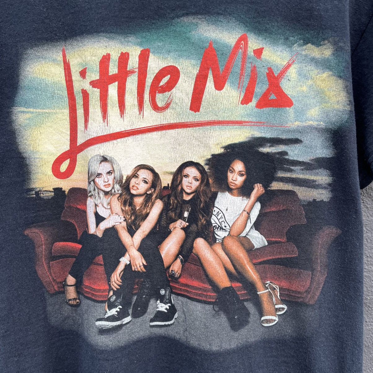 Band Tees Thrashed Faded Vintage Little Mix Tour Band Tee Size US S / EU 44-46 / 1 - 2 Thumbnail