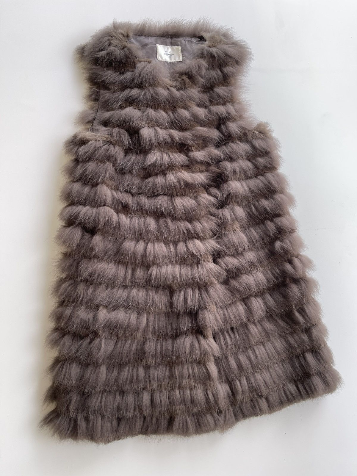 Vintage Vintage Raccoon Fox Fur Long Vest Size S / US 4 / IT 40 - 4 Thumbnail