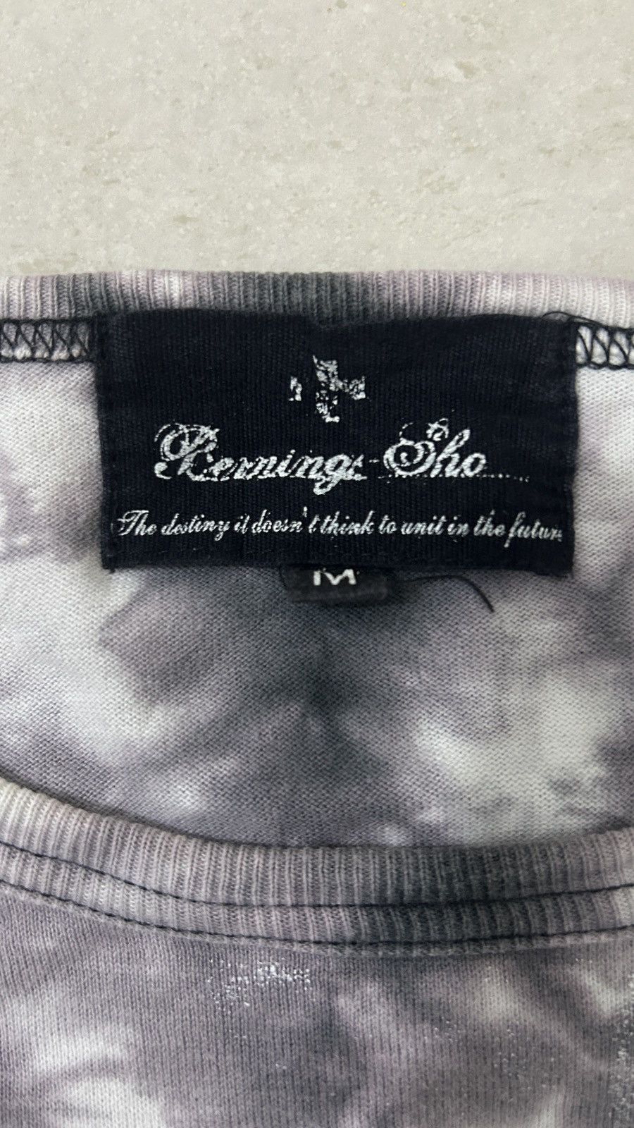 BERNINGS SHO Bernings Sho Acid wash Poem with Zipper Longsleeve Size US M / EU 48-50 / 2 - 5 Thumbnail