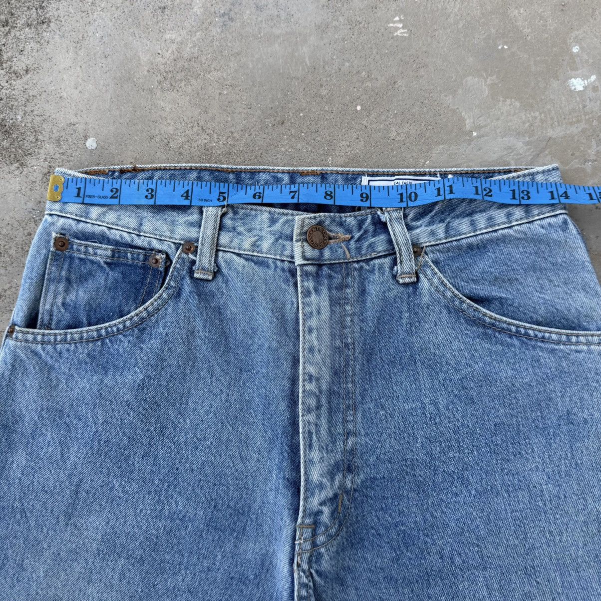 Japanese Brand Vintage Bison Faded Denim Jean Pants W28 Size US 28 / EU 44 - 5 Thumbnail
