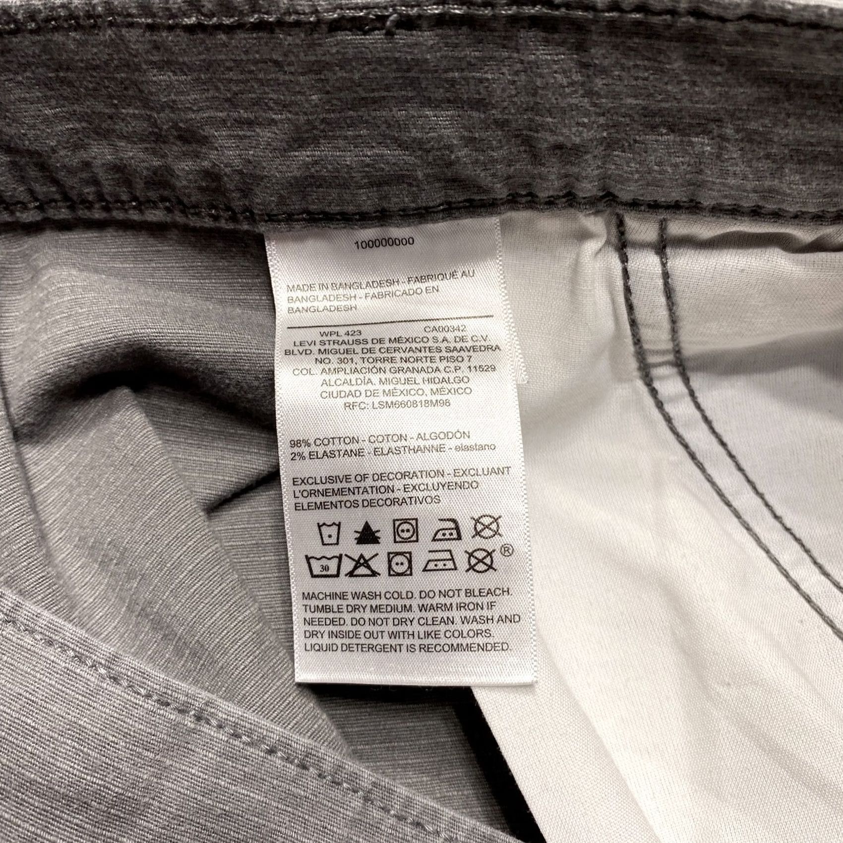Levi's Levis Gray Cargo Shorts Men 42 Signature Canvas Classic Distressed Pocket Zip Front Casual Utility Denim Short Size US 42 / EU 58 - 7 Thumbnail