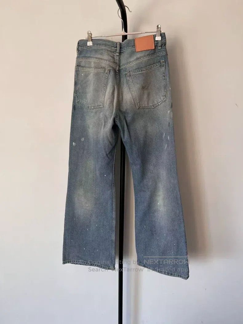 Acne Studios Acne Studios Painted Wide Leg Mid-Waist Loose Jeans Size US 26 / EU 42 - 2 Thumbnail