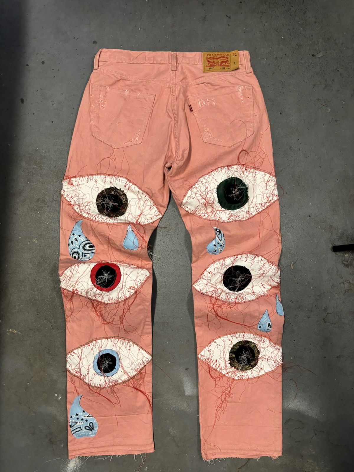 Levi's DirtyMoney x Levis Eye Ball Denim Size US 34 / EU 50 - 2 Thumbnail