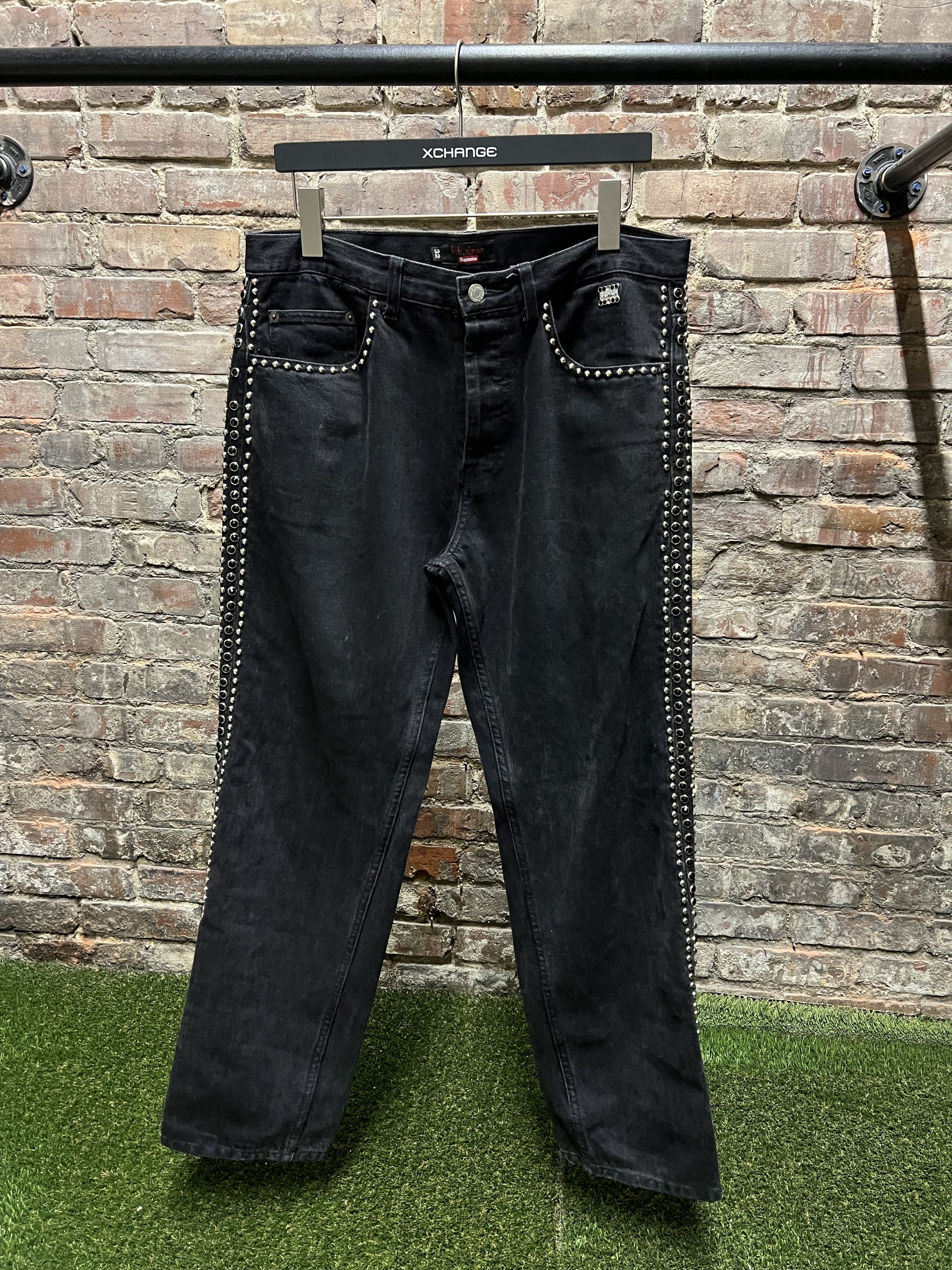 B.B. Simon × Supreme B.B Simon x Supreme Studded Denim Size US 32 / EU 48 - 1 Thumbnail