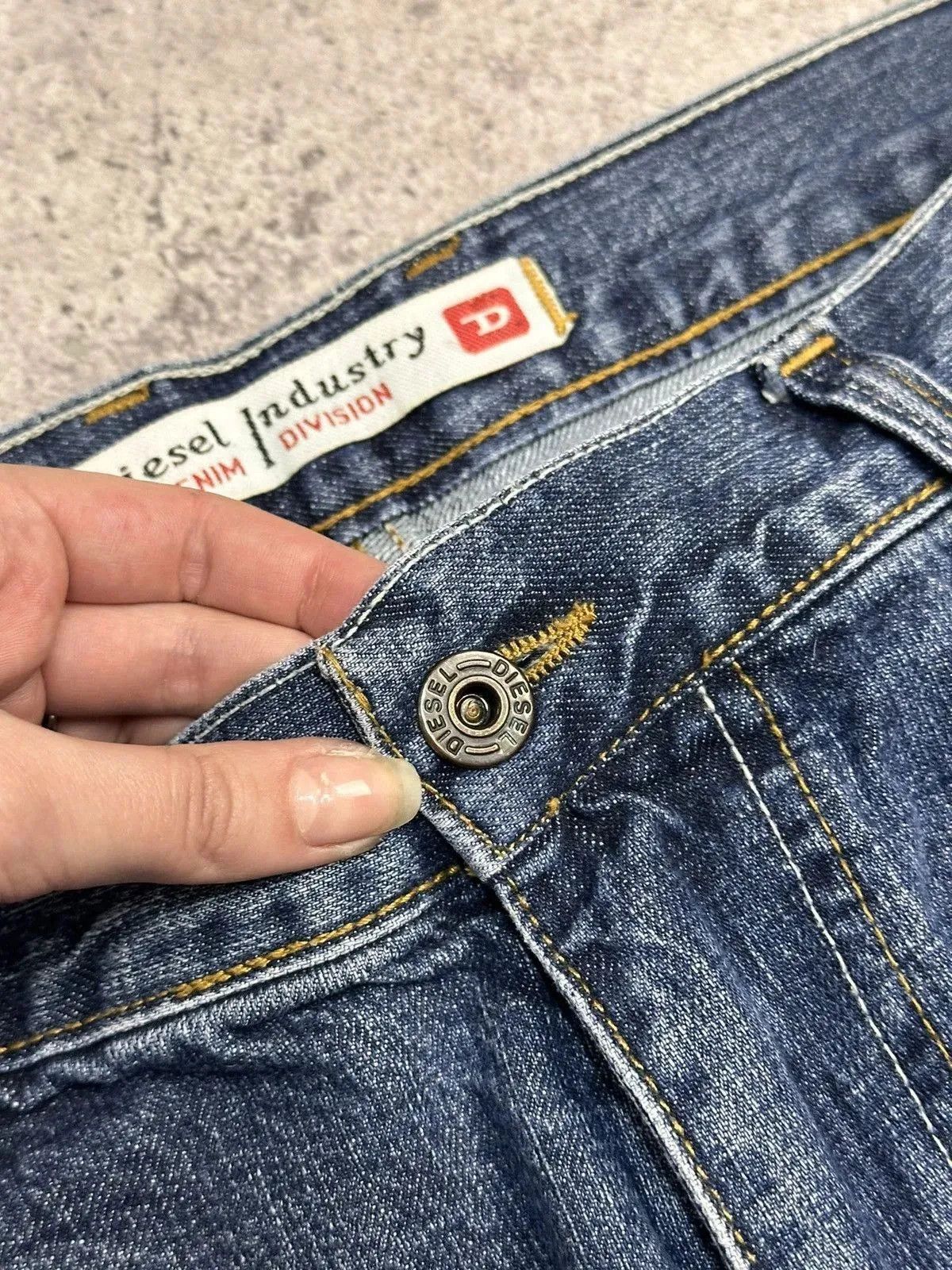 14th Addiction Vintage Diesel Bontage Denim Cargo Pants Avantgarde Luxury Size US 36 / EU 52 - 3 Thumbnail