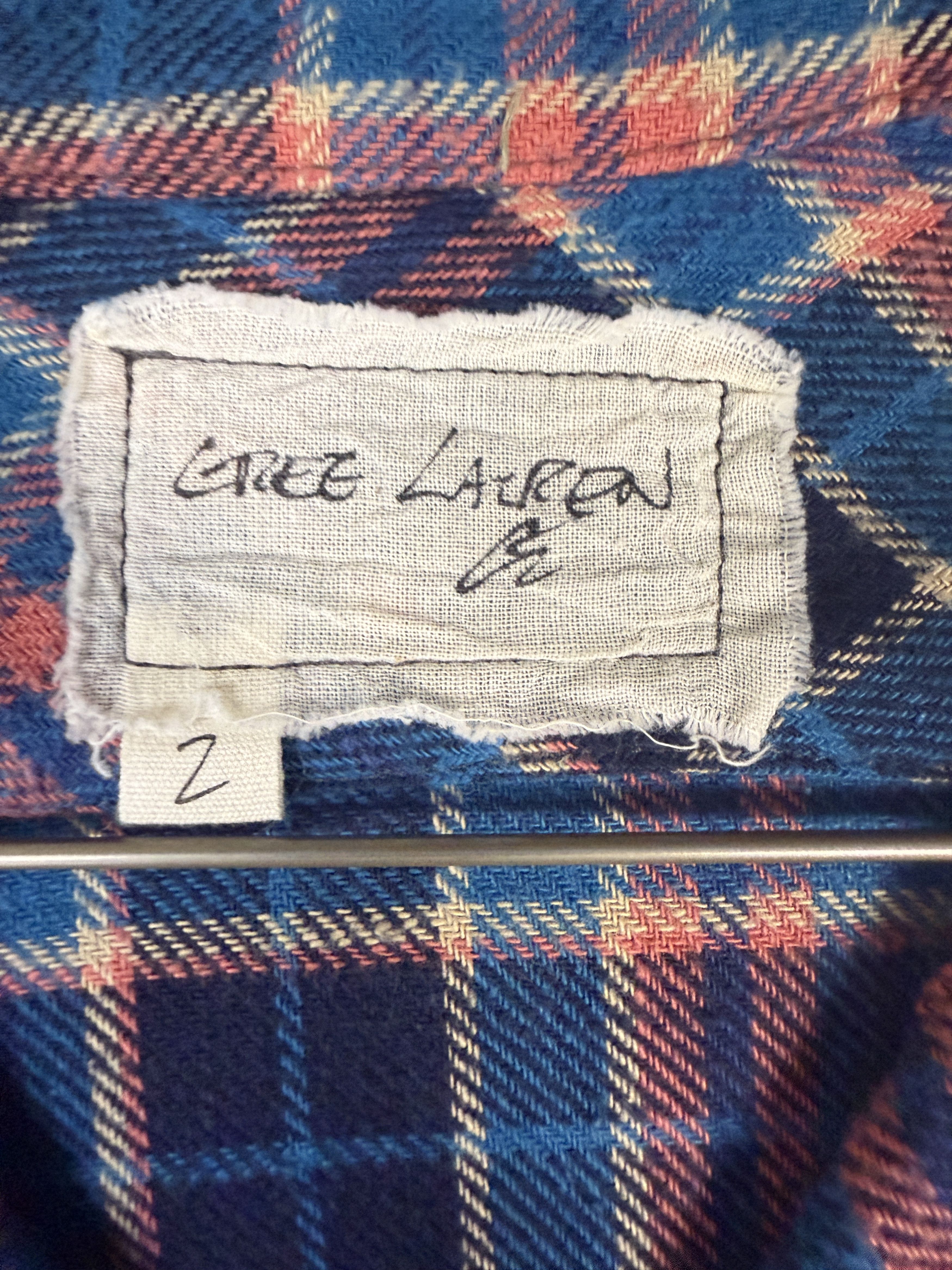 Greg Lauren $850 Greg Lauren Boxy Plaid Shirt Size US M / EU 48-50 / 2 - 6 Thumbnail