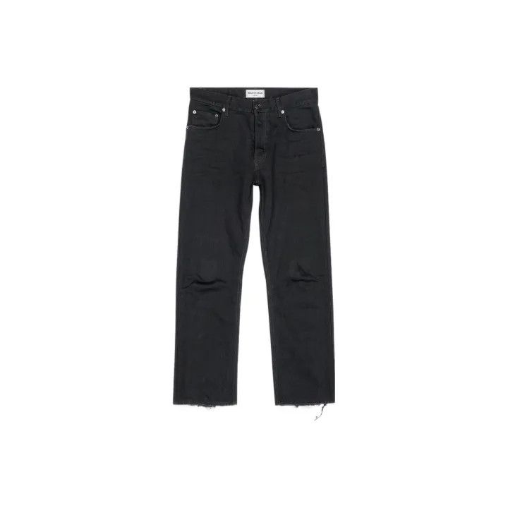 Balenciaga Balenciaga Black Loose Straight Leg Jeans Size US 30 / EU 46 - 1 Thumbnail