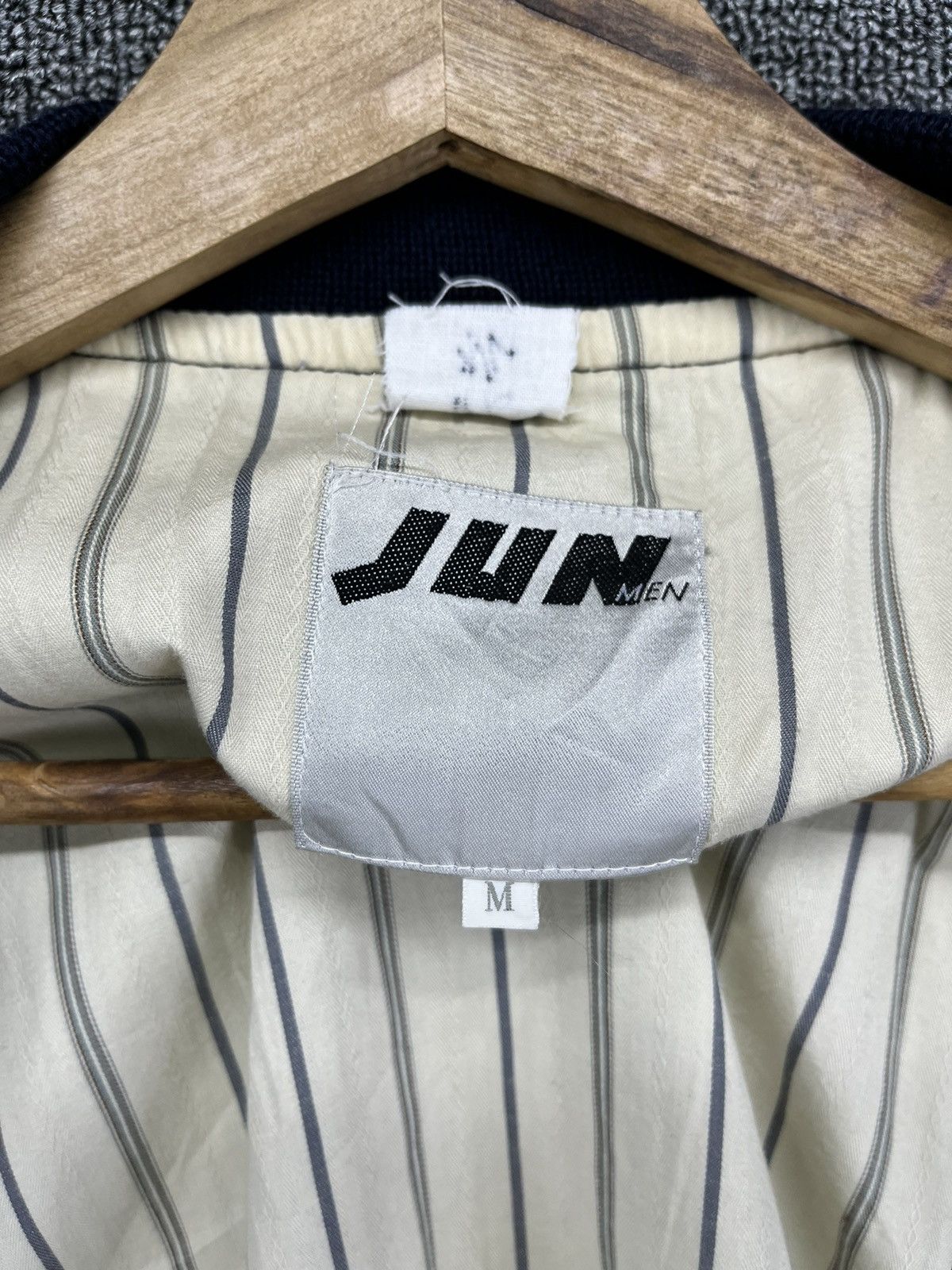 Japanese Brand Vintage Jun Men Wool Cardigan Jacket Size US M / EU 48-50 / 2 - 6 Thumbnail