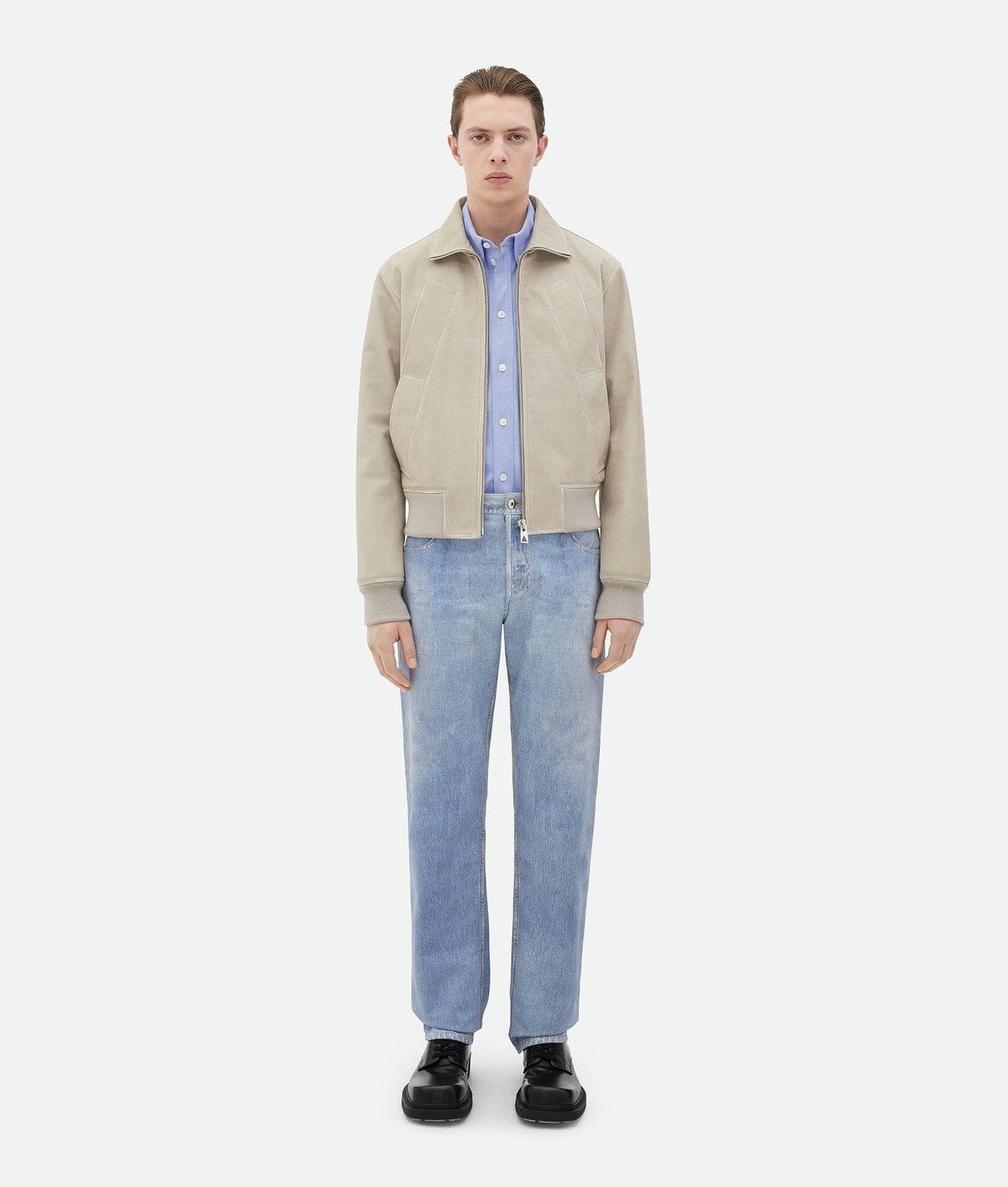 Bottega Veneta 🔥$7.4K VALUE🔥 Leather Print Chino Jacket Size US M / EU 48-50 / 2 - 1 Thumbnail