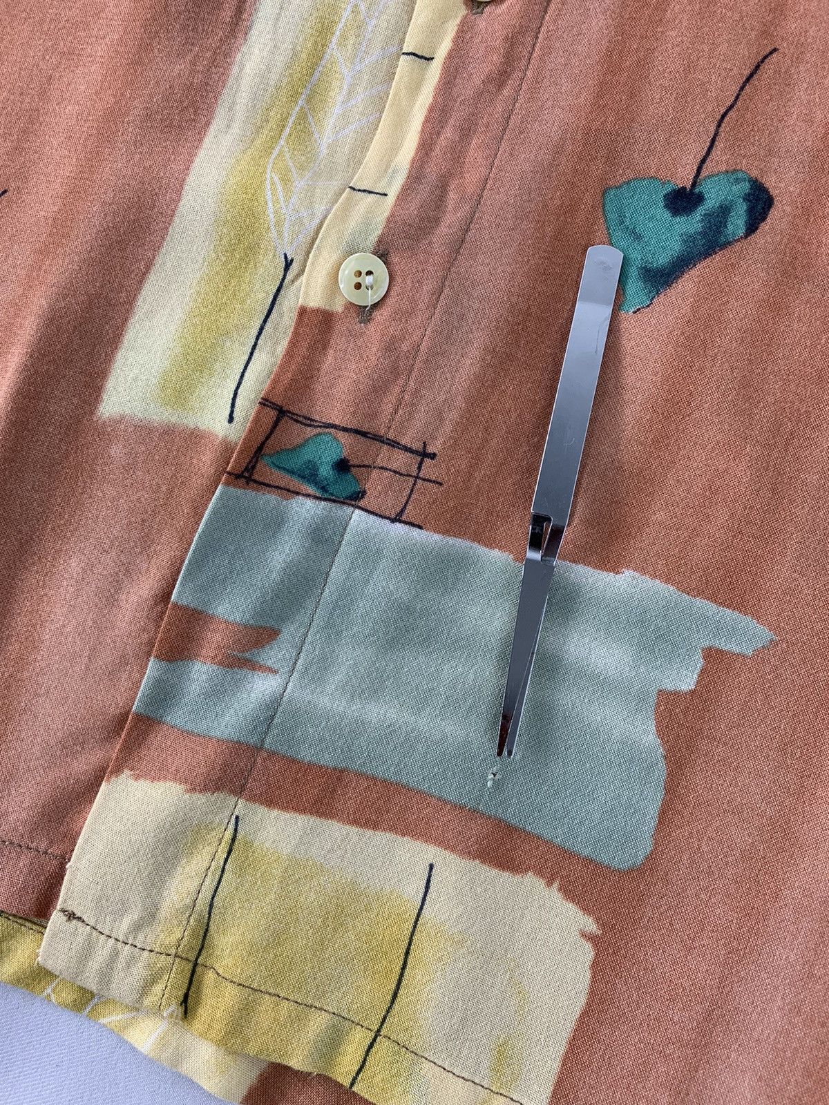 Montagut Hype 90s Montagut Casual Button Up Shirt Art Design Size US L / EU 52-54 / 3 - 14 Thumbnail