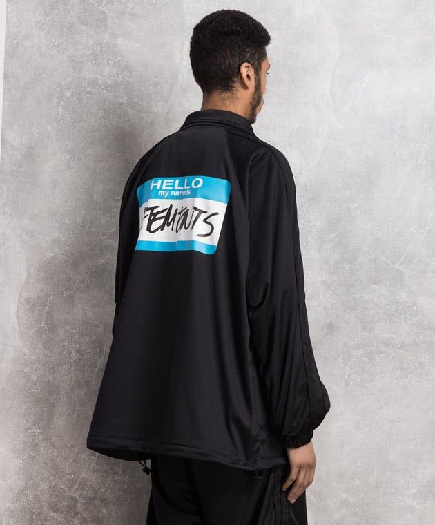 Vetements o1y0924 Zip Jacket in Black Size US L / EU 52-54 / 3 - 3 Thumbnail