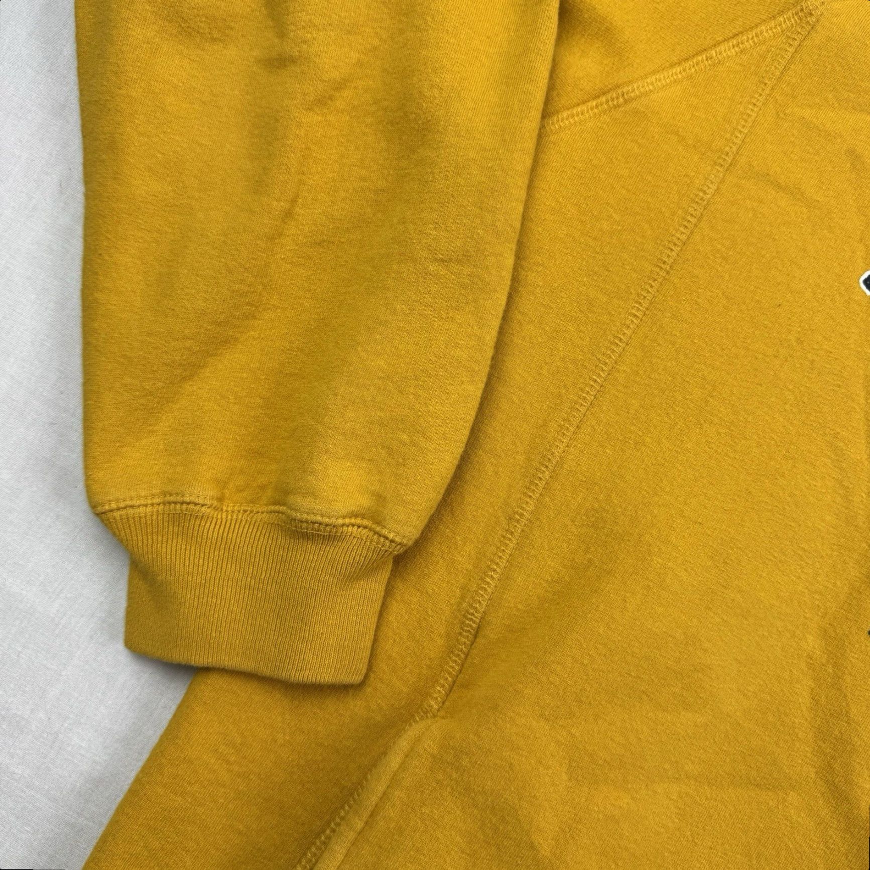Vintage VINTAGE No Boundaries Hoodie Mens Adult Medium Yellow Grunge 90s Y2K Punk Pullover Sweatshirt Sweatshirt Hoodie Size US M / EU 48-50 / 2 - 5 Thumbnail
