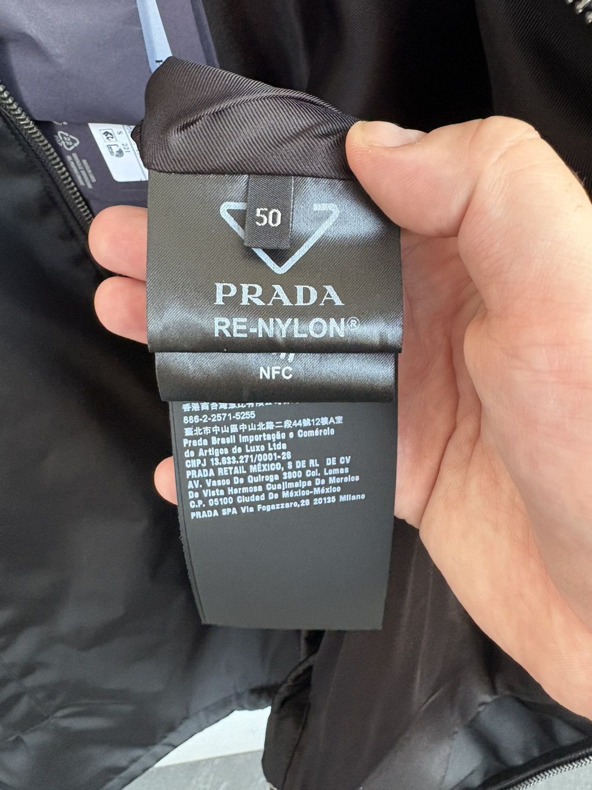 Prada Prada studded Re-Nylon blouson jacket size IT 50 Size US L / EU 52-54 / 3 - 11 Thumbnail