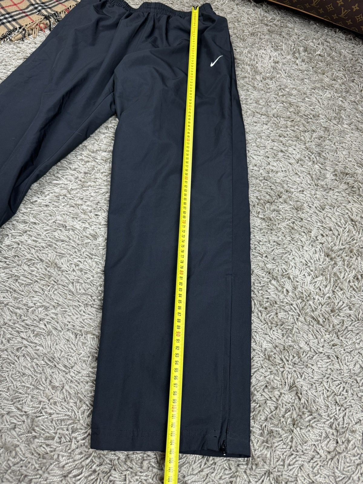 Nike Casual drill pants Nike nylon y2k original streetwear item Size US 33 - 8 Thumbnail