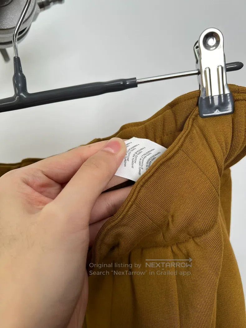 DRIES VAN NOTEN size S Brown Wide-Leg Sweatpants