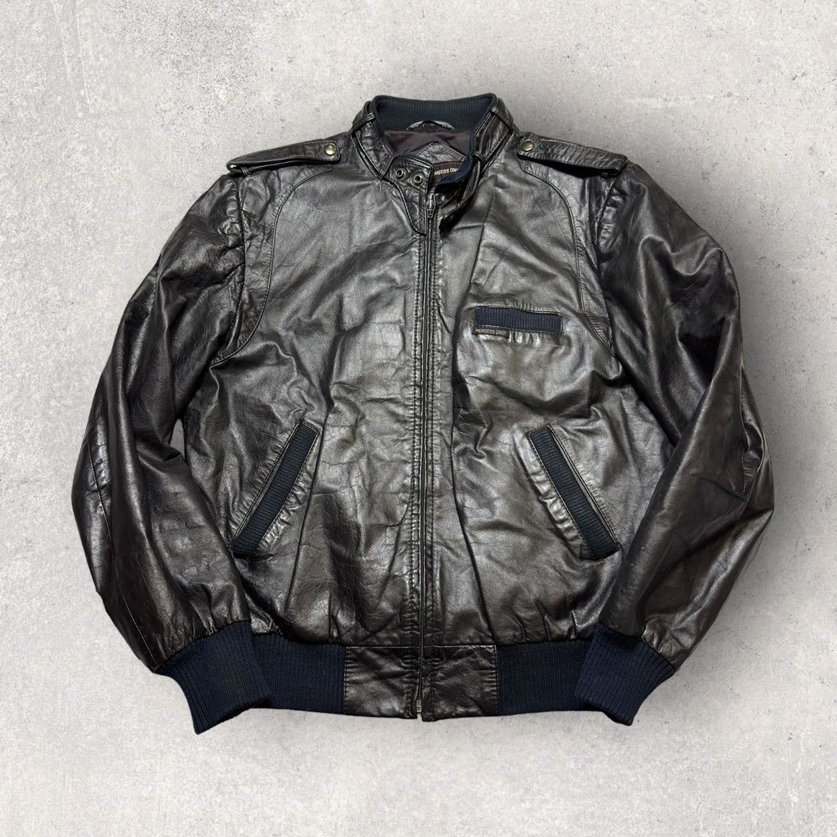 Vintage Members Only leather jacket