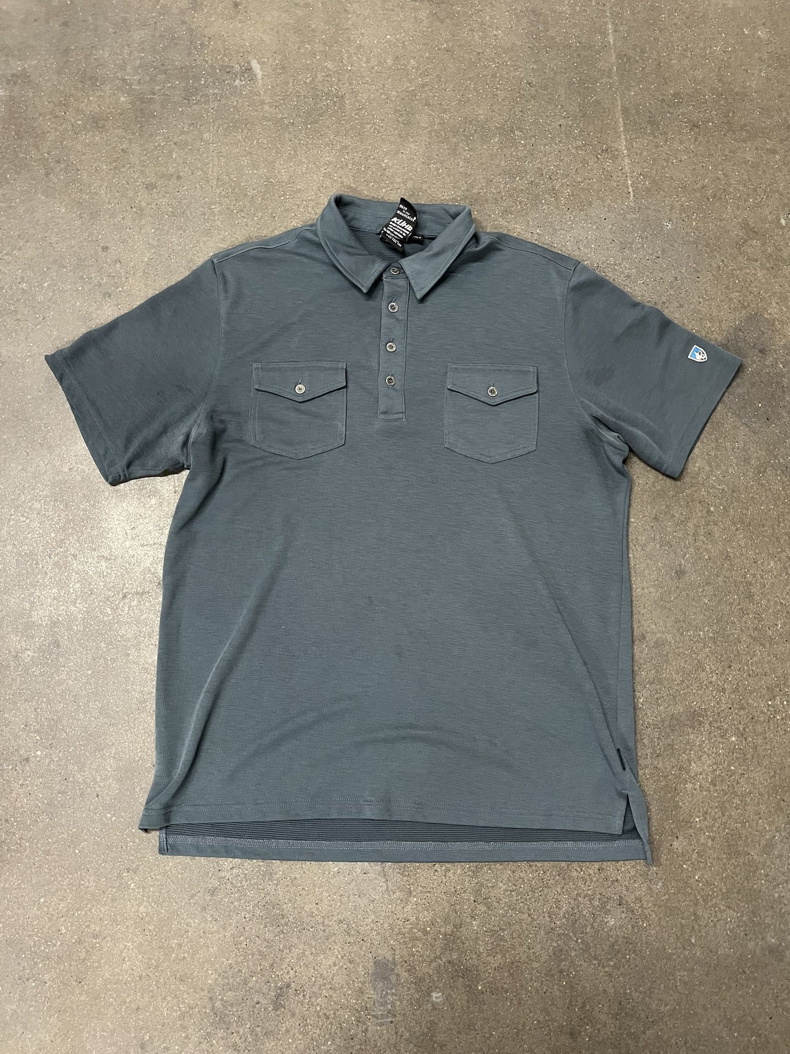 Kuhl × Vintage Kuhl Gray Polyester Active Quick Dry Polo Shirt Size M Size US M / EU 48-50 / 2 - 1 Thumbnail