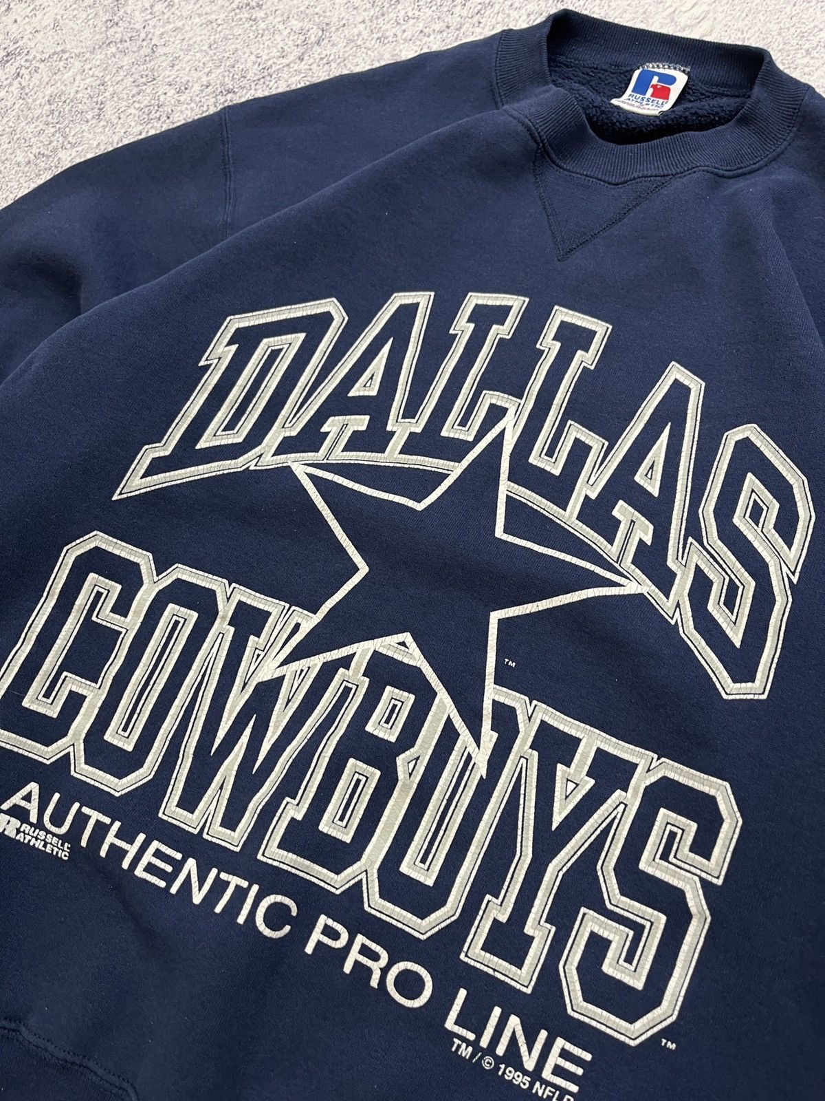 Russell Athletic × Vintage Vintage 1995 Russel Athletic Dallas Cowboys Sweatshirt Boxy Size US M / EU 48-50 / 2 - 13 Thumbnail