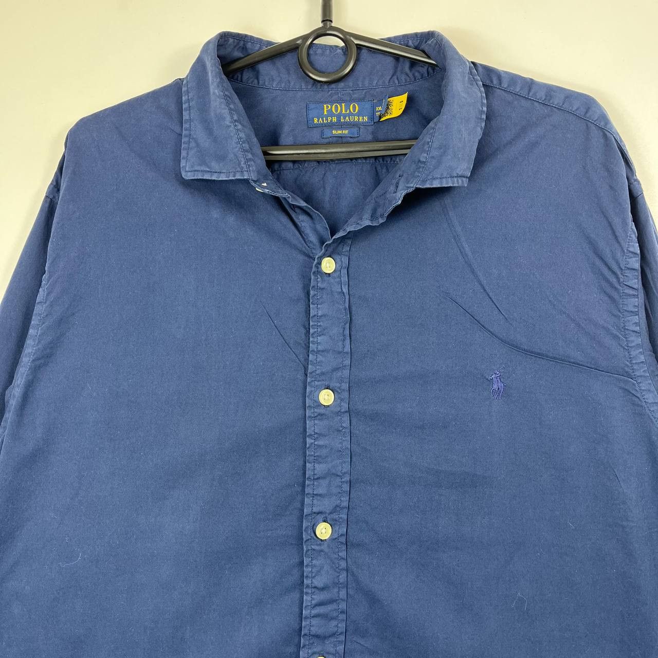 Polo Ralph Lauren Polo Ralph Lauren Slim Fit Shirt Navy Blue Button Size XXL Size US XXL / EU 58 / 5 - 2 Thumbnail