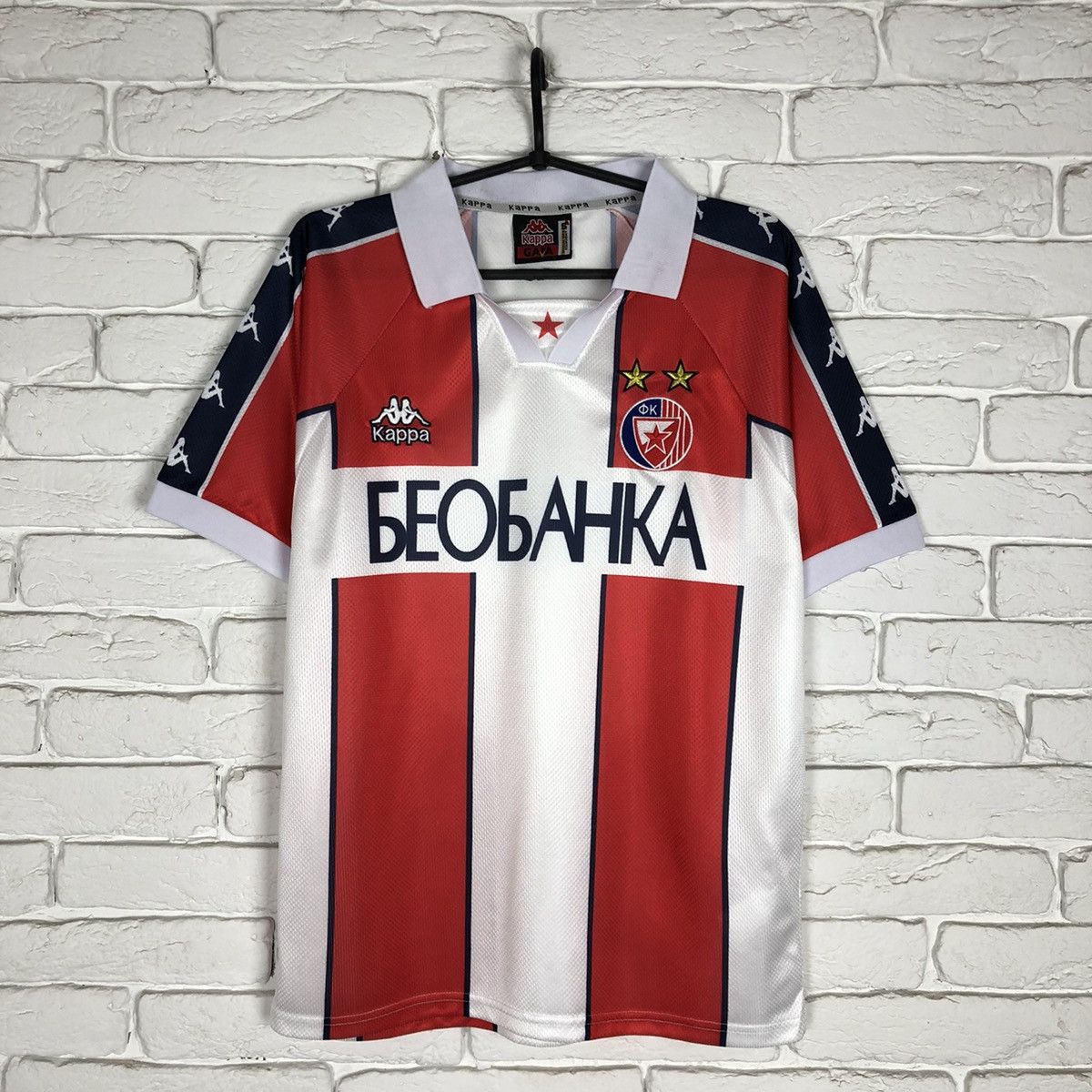 Other Retro Copy Red Star Belgrade Crvena Zvezda 1995 1996 jersey Size US S / EU 44-46 / 1 - 1 Thumbnail