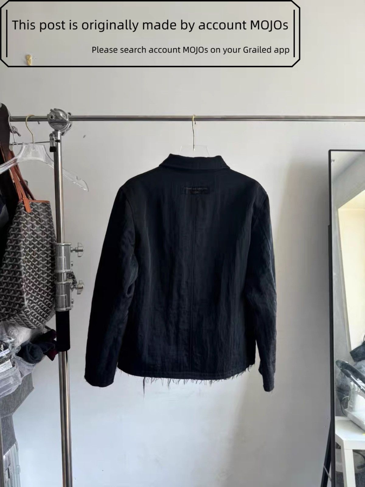 Comme des Garcons Homme Sz M Comme Des Garcons Homme Distressed Zip-up Jacket mojos6 Size US M / EU 48-50 / 2 - 4 Thumbnail