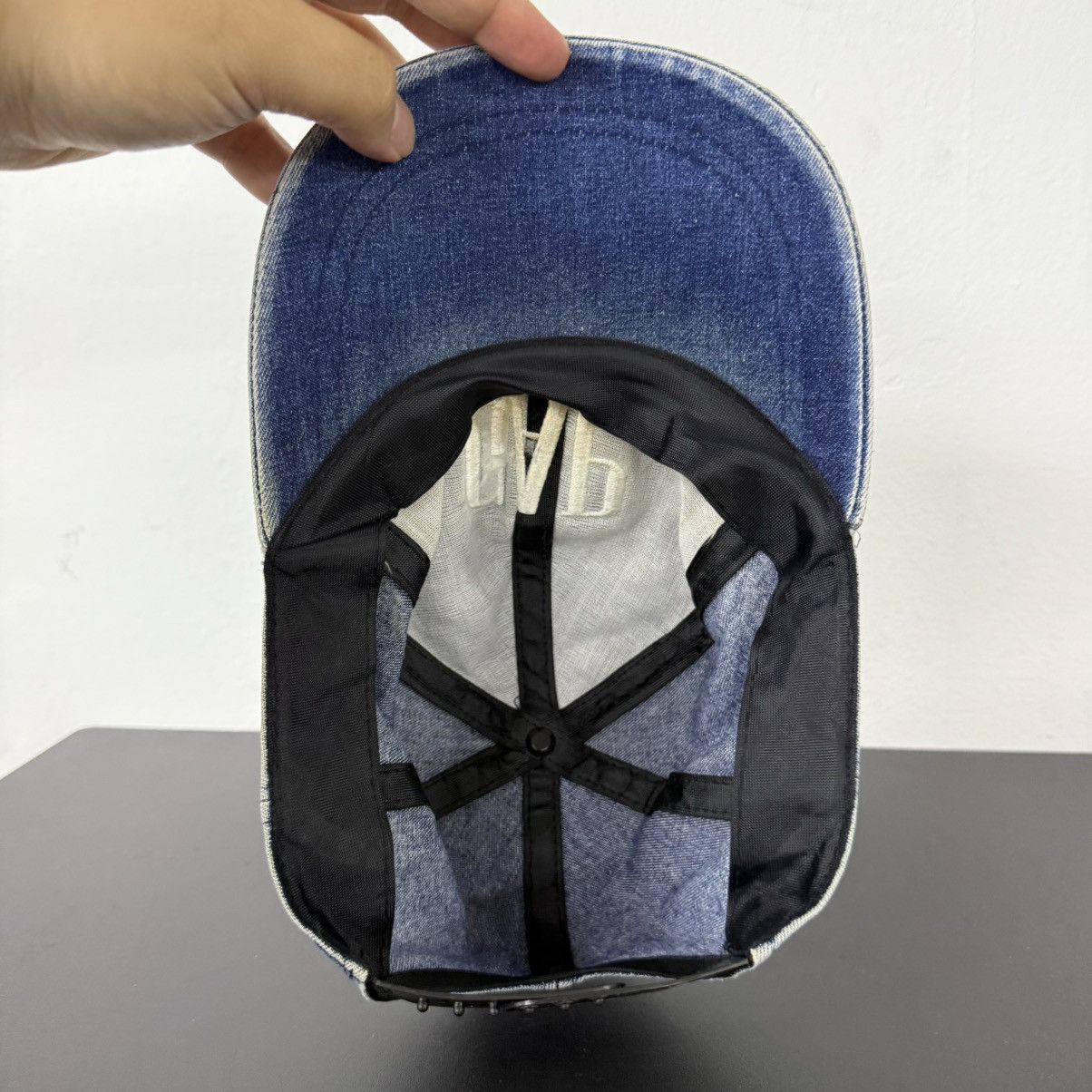 Gap 90s GAP Vintage Denim Logo Cap Size ONE SIZE - 3 Thumbnail