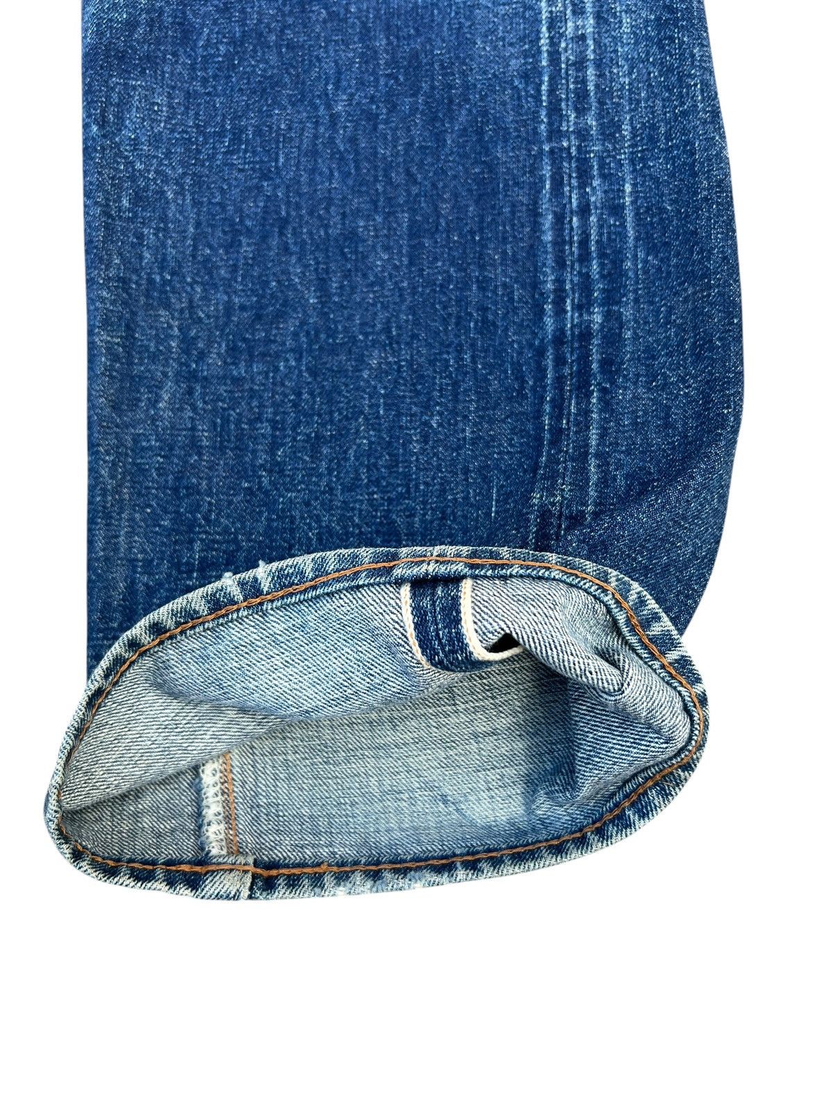 Denime Vintage 90s DENIME Japan Leather Patch Denim Selvedge Jeans Size US 29 - 12 Thumbnail