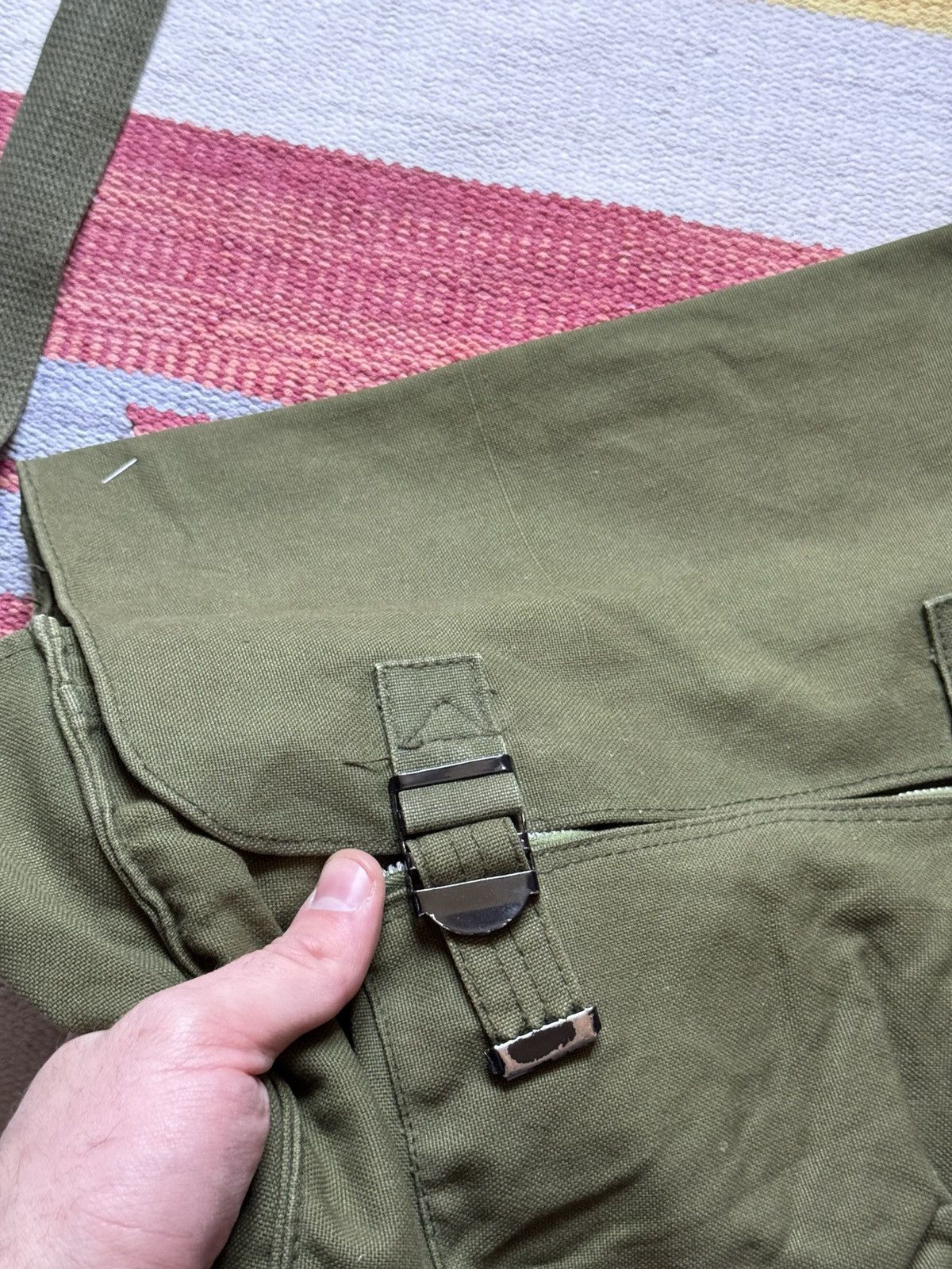 Vintage Vintage 80-90’s Chinese Army Military Shoulder Bag Size ONE SIZE - 3 Thumbnail