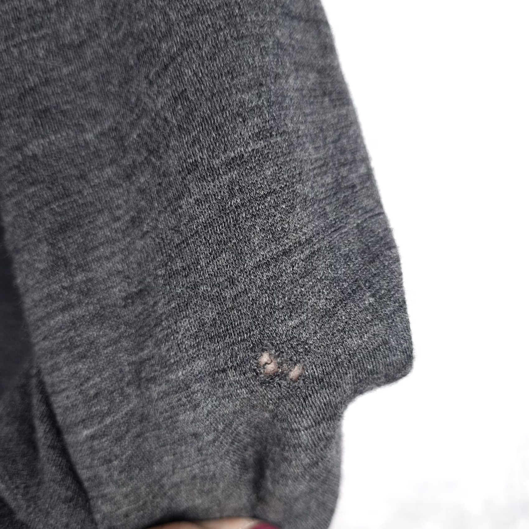 Mission Workshop Mission Workshop Shirt Mens Small Gray Wool Hooded T-Shirt Hooded Shirt Gorpcore Fall Winter Outdoor Sports Size US S / EU 44-46 / 1 - 6 Thumbnail