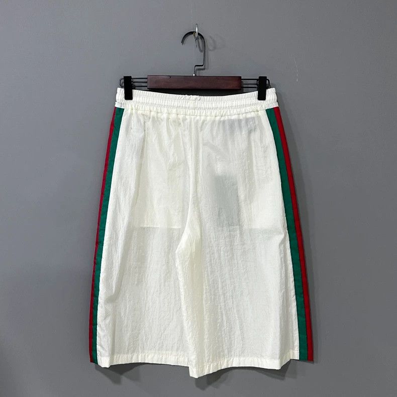 Gucci Gucci Size S Classic red and green striped shorts 2504-Nex Size US 29 - 3 Thumbnail
