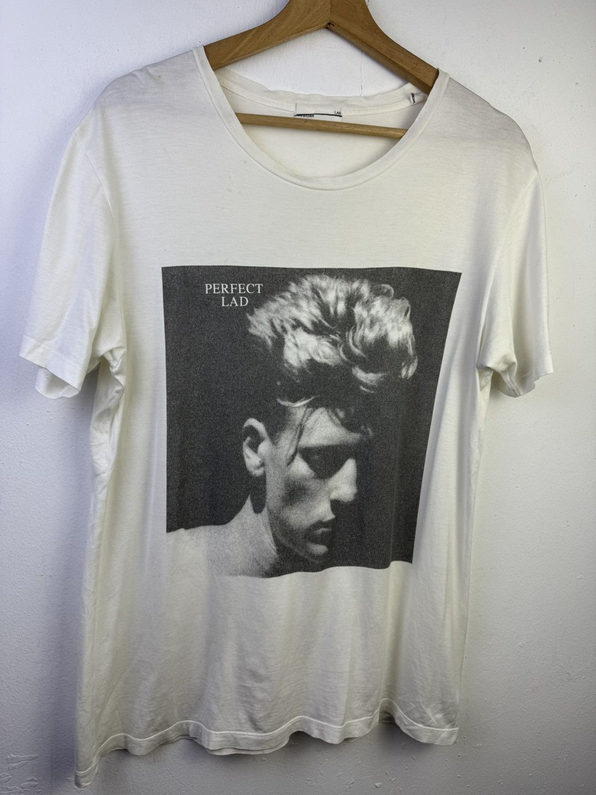 Lad Musician Lad Musician ‘Perfect Lad’ Light Yellow Portrait Graphic Tee Size US L / EU 52-54 / 3 - 2 Thumbnail