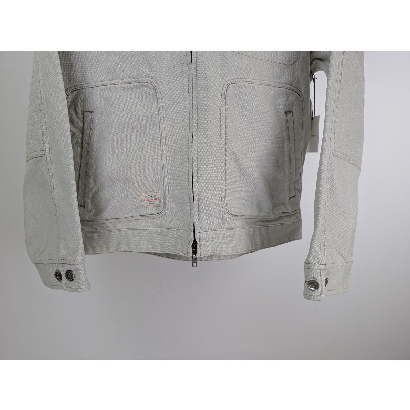 Aime Leon Dore o1rshd1 Trapunto Workwear Jacket in Silver Birch Size US XL / EU 56 / 4 - 3 Thumbnail