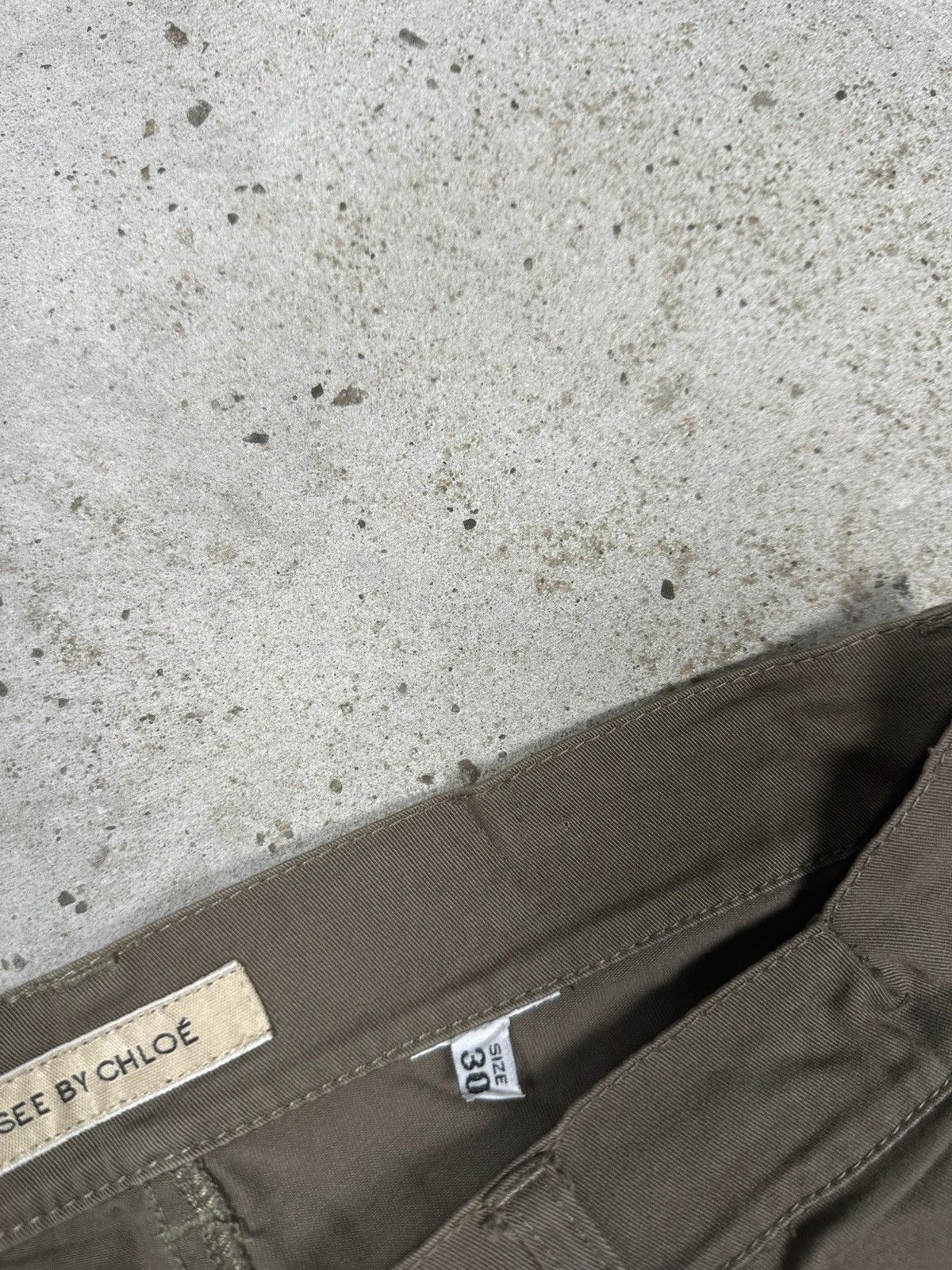 See by Chloe 2000s See by Chloe Brown Pants Trousers Size 29" - 11 Thumbnail