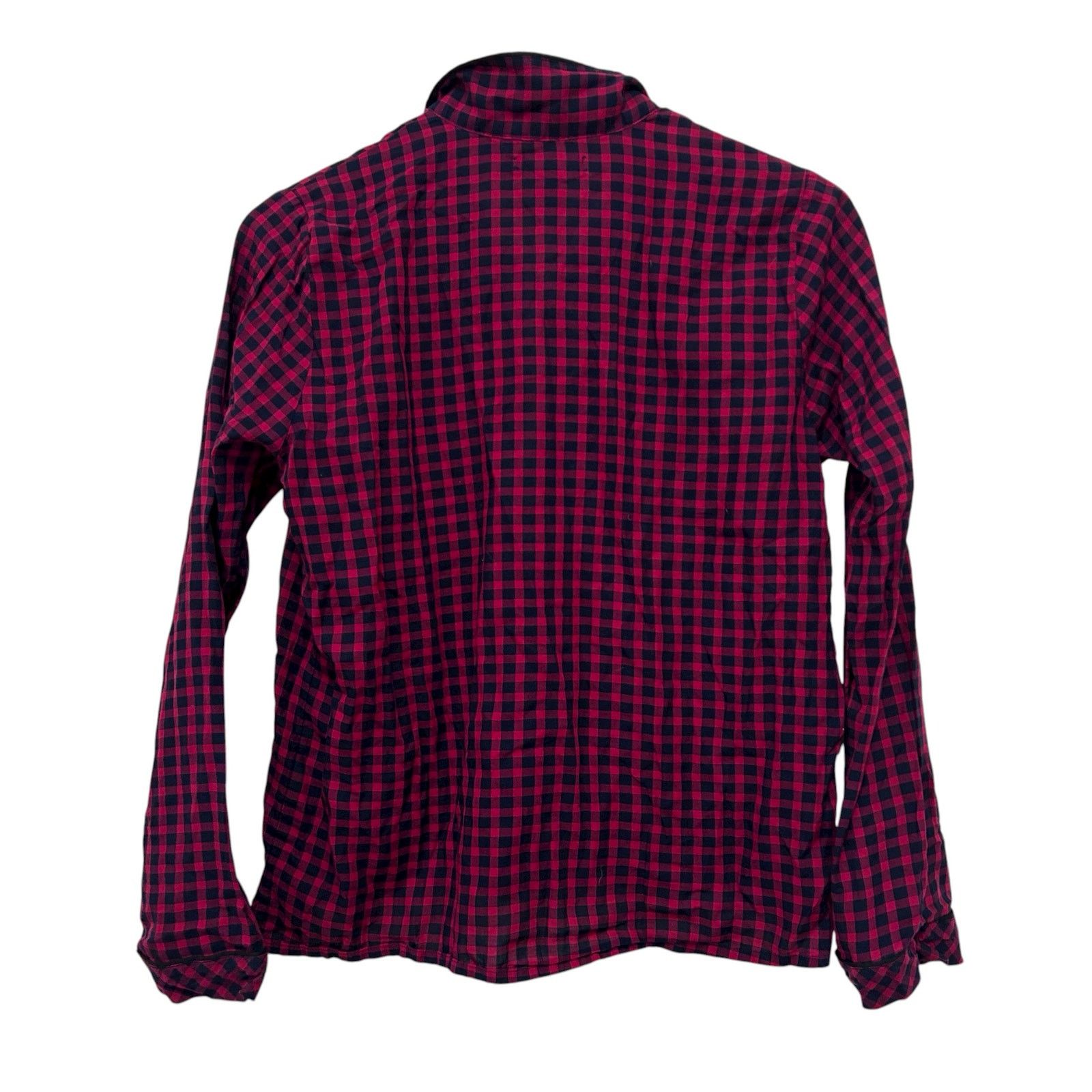Madewell Madewell Red Black Gingham Long Sleeve Pajama Top Sz S Size S / US 4 / IT 40 - 5 Thumbnail