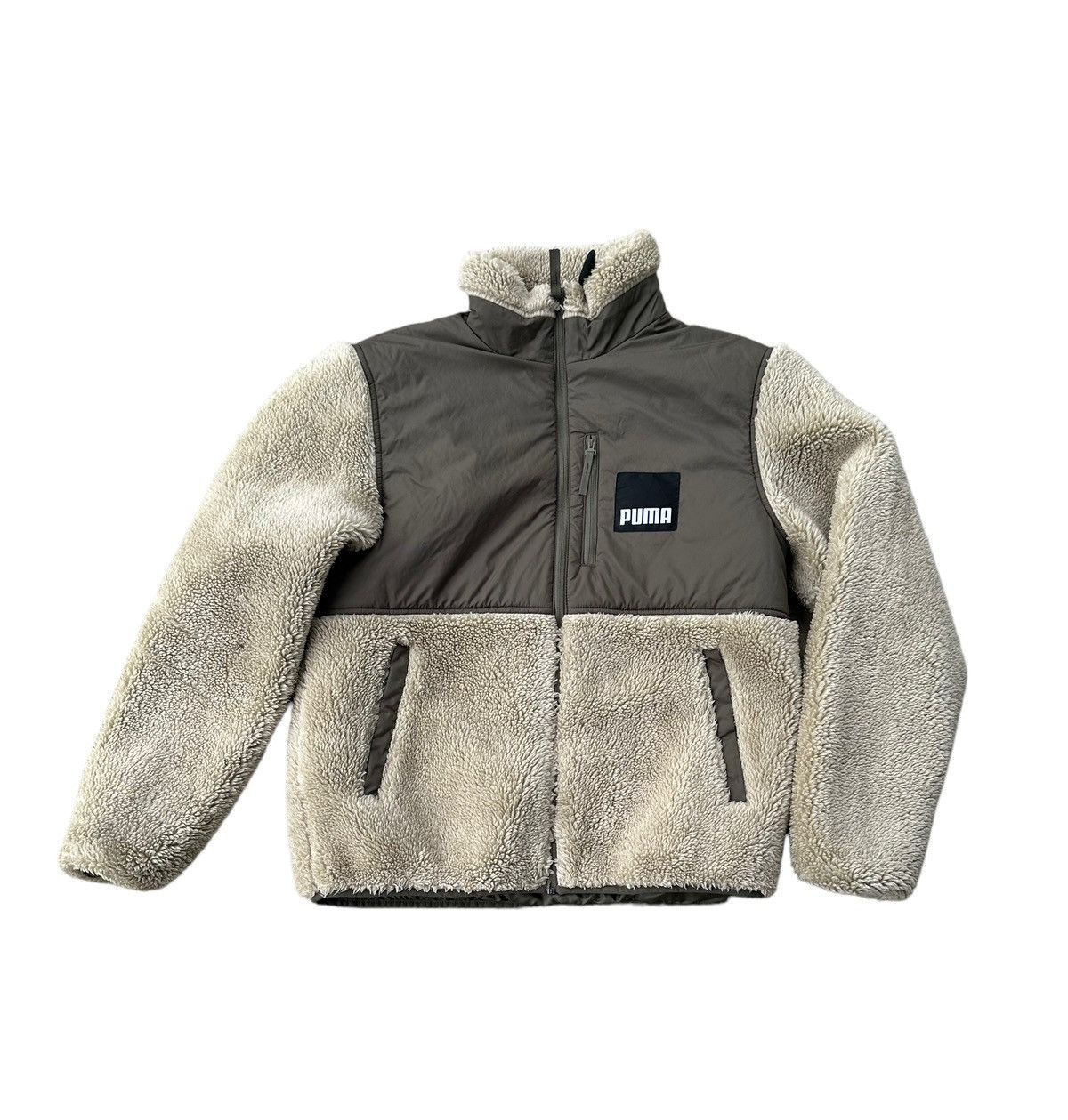 Puma Puma deep pile fleece jacket nice design Size US M / EU 48-50 / 2 - 1 Thumbnail