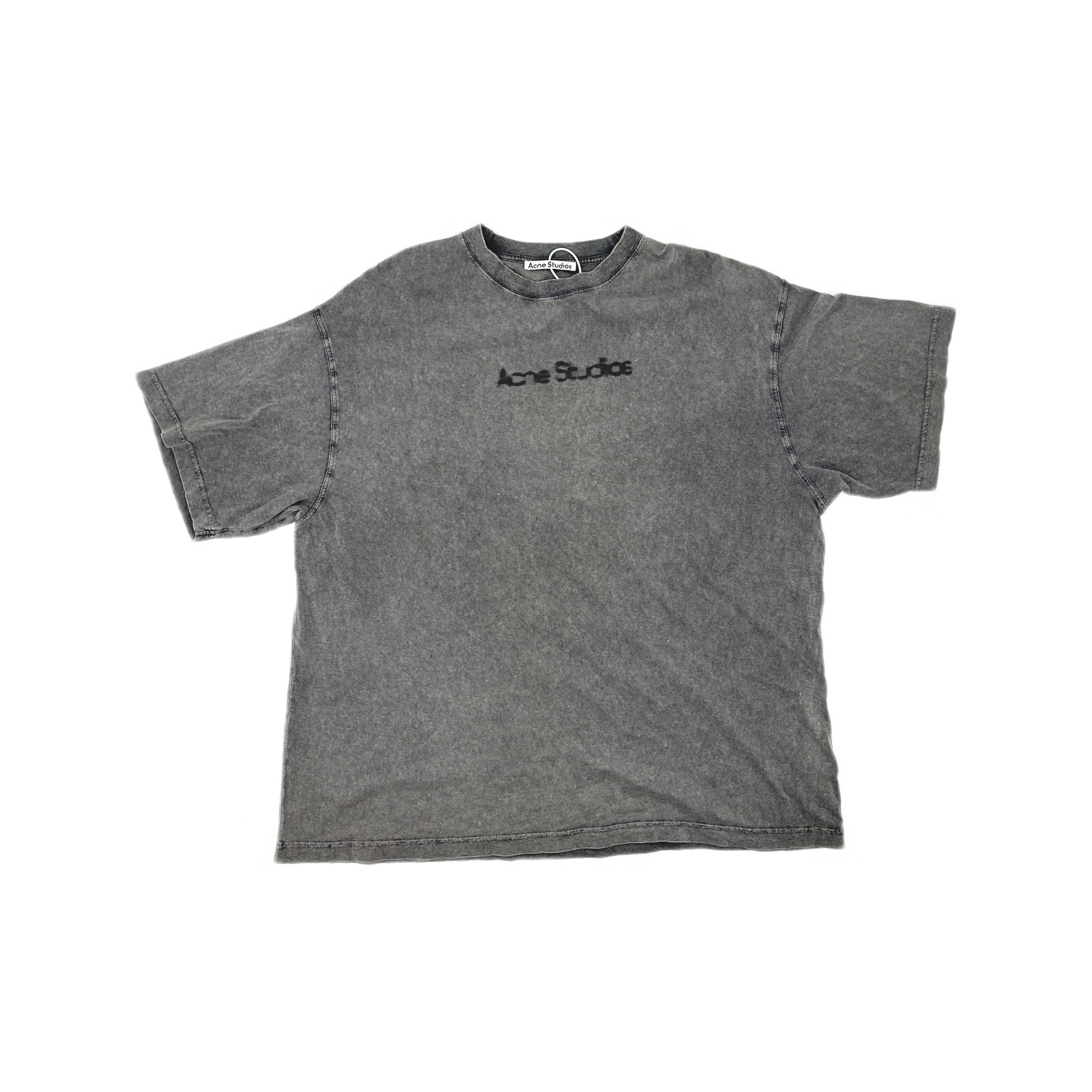 Acne Studios Acne Studios Logo Vintage Wash T-Shirt Size M Size M / US 6-8 / IT 42-44 - 1 Thumbnail