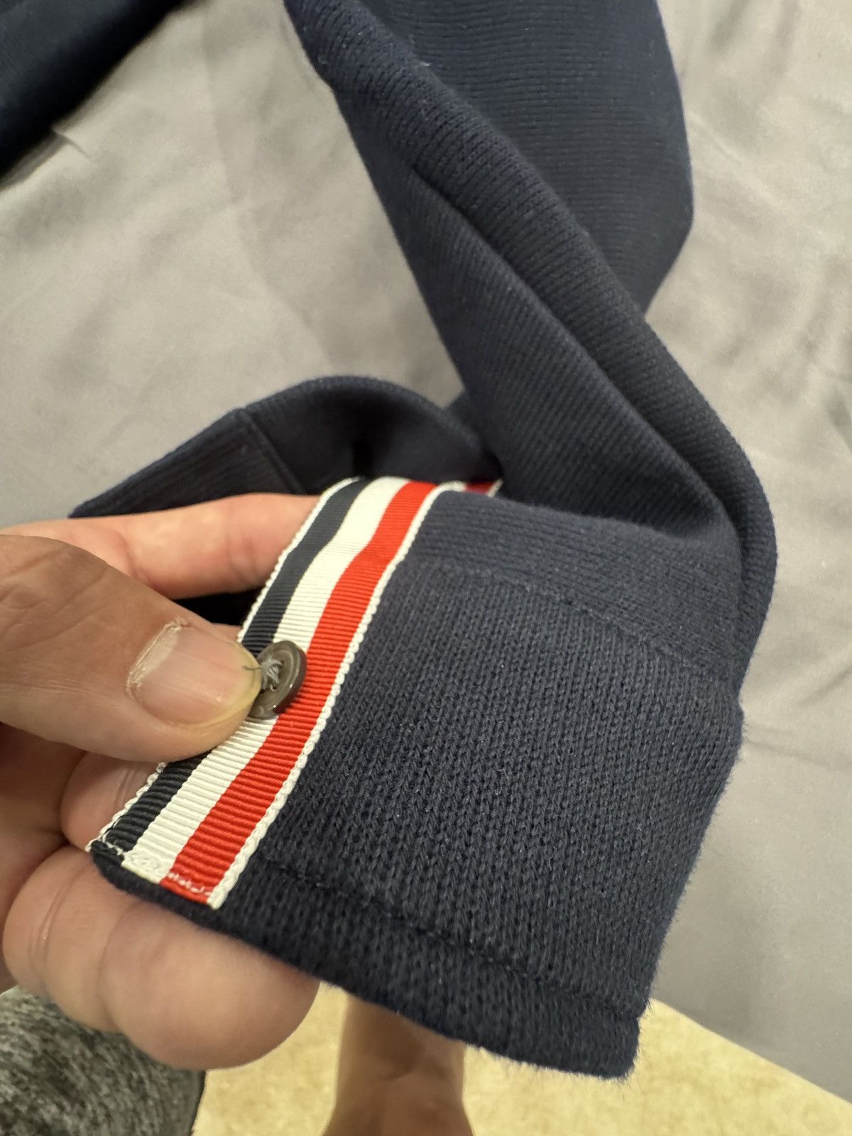 Thom Browne Thom Browne RWB-stripe cotton shirt jacket Size US S / EU 44-46 / 1 - 6 Thumbnail