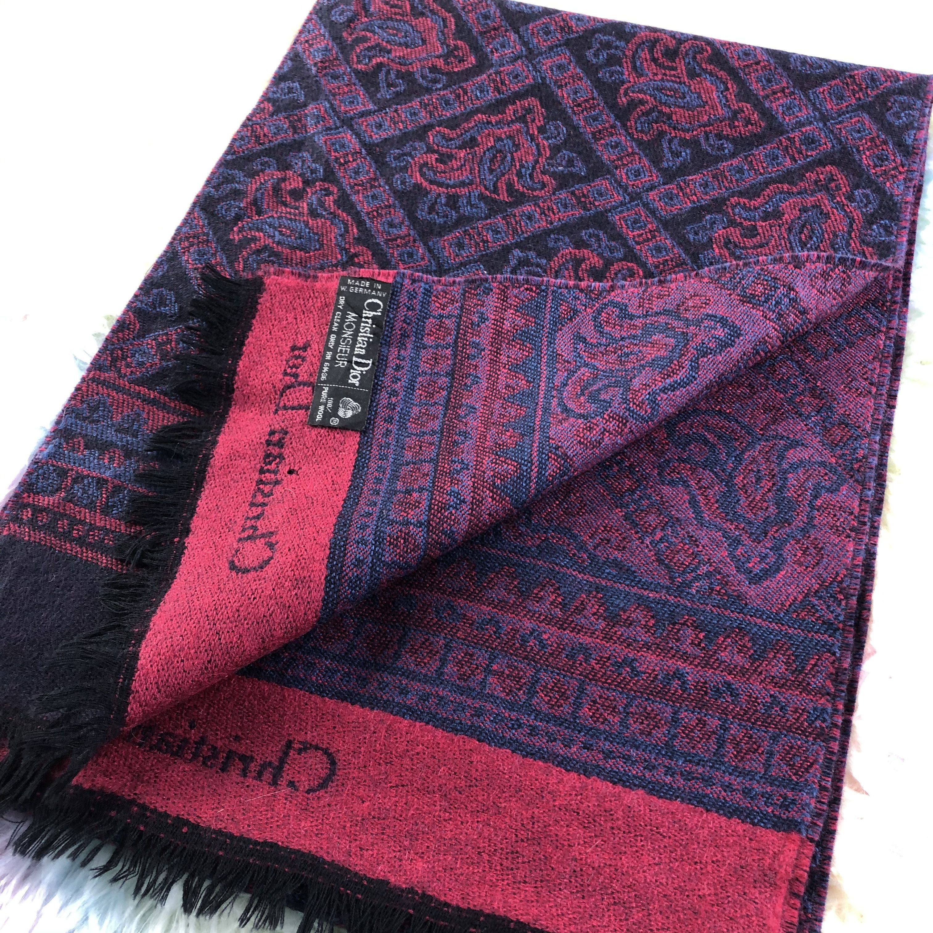 Vintage Christian Dior Monsieur Scarf / Muffler / Neckwear - KM521 Size ONE SIZE - 4 Thumbnail
