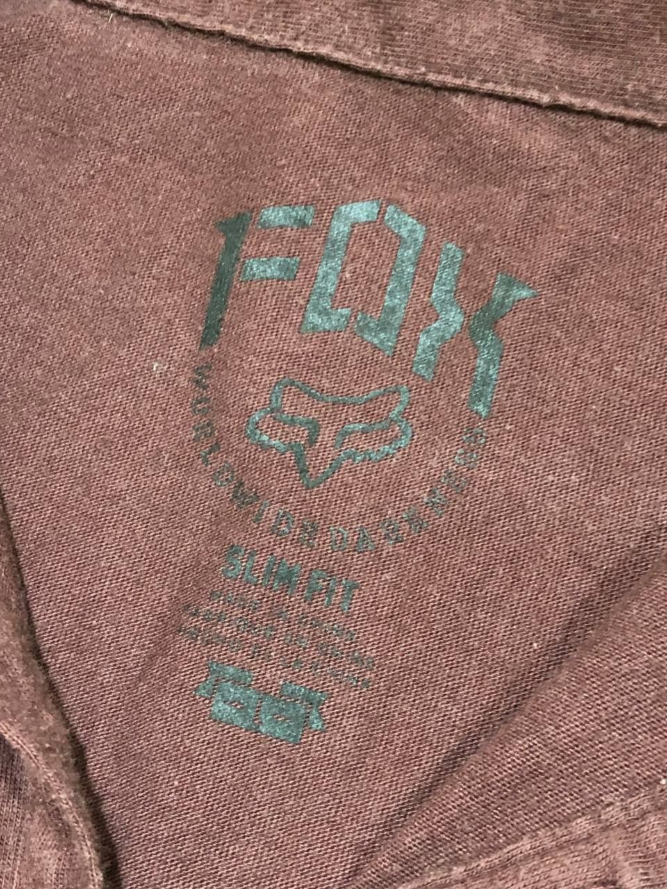 Fox Racing Vintage polo Fox Racing T-Shirt crazy Y2K streetwear Size US L / EU 52-54 / 3 - 2 Thumbnail
