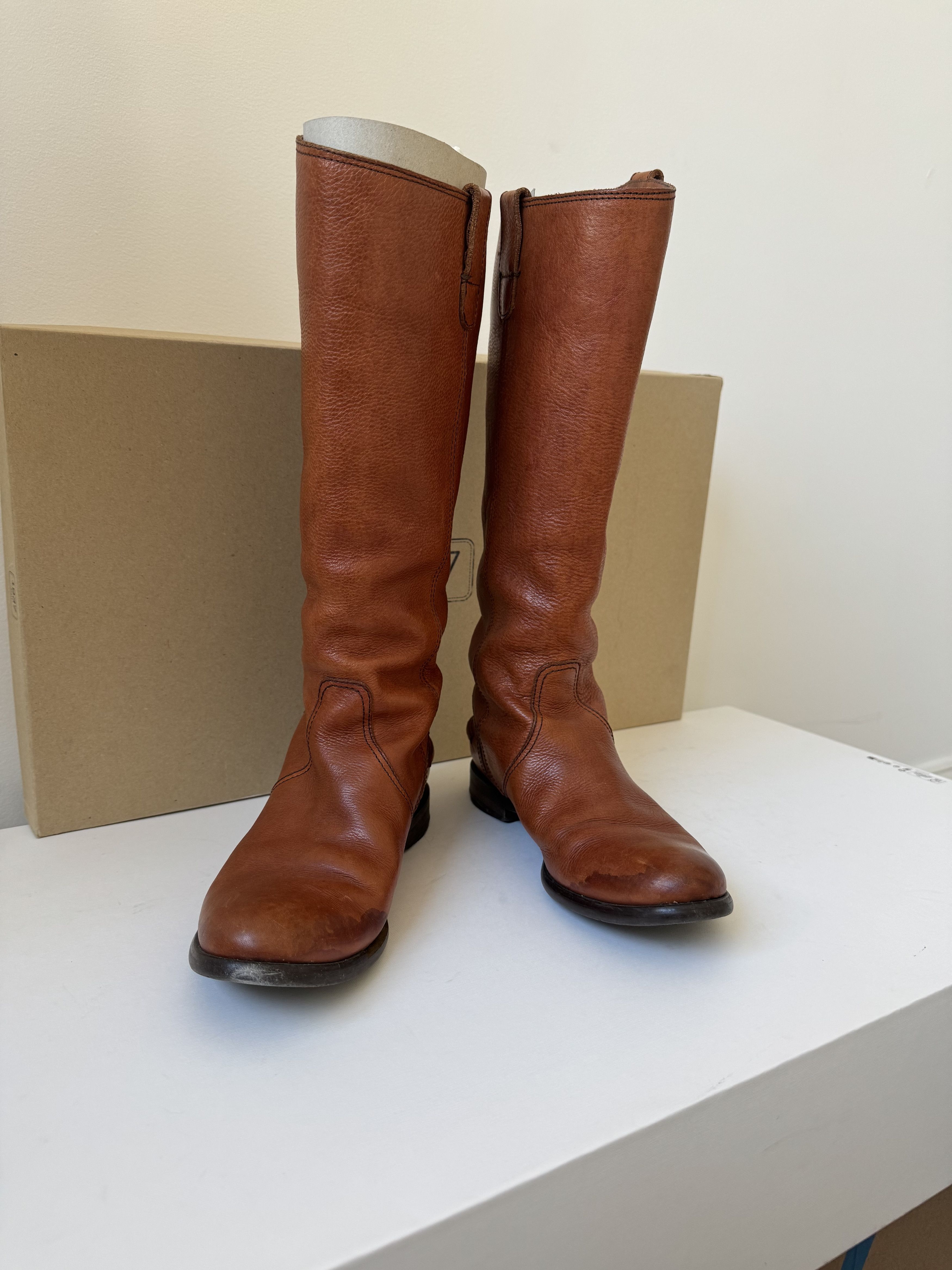Madewell Madewell Archive Leather Boot Size US 7.5 / IT 37.5 - 1 Thumbnail