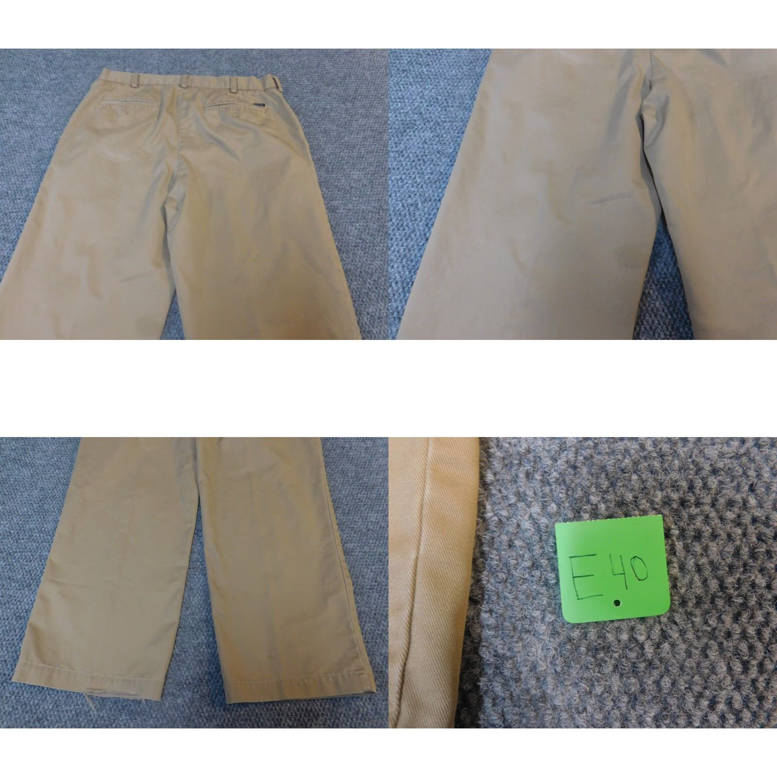 Izod IZOD Mens Pants 38x29 Straight Active Beige Chino Pocket Regular Jeans Style Modern Mens Shoes? Size US 38 / EU 54 - 9 Thumbnail