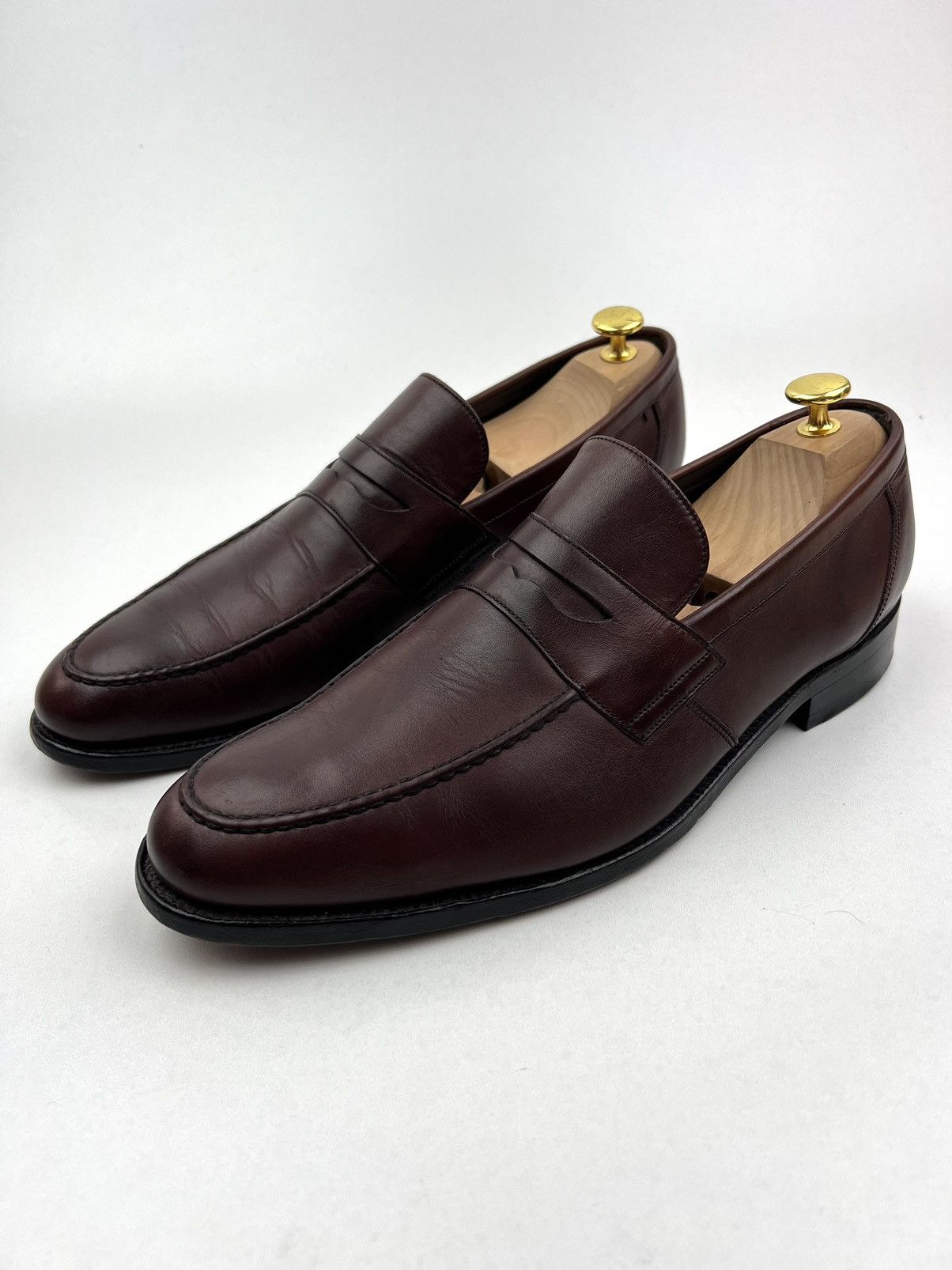 image of Barker Leather Loafers Made In England, Men's (Size 11)